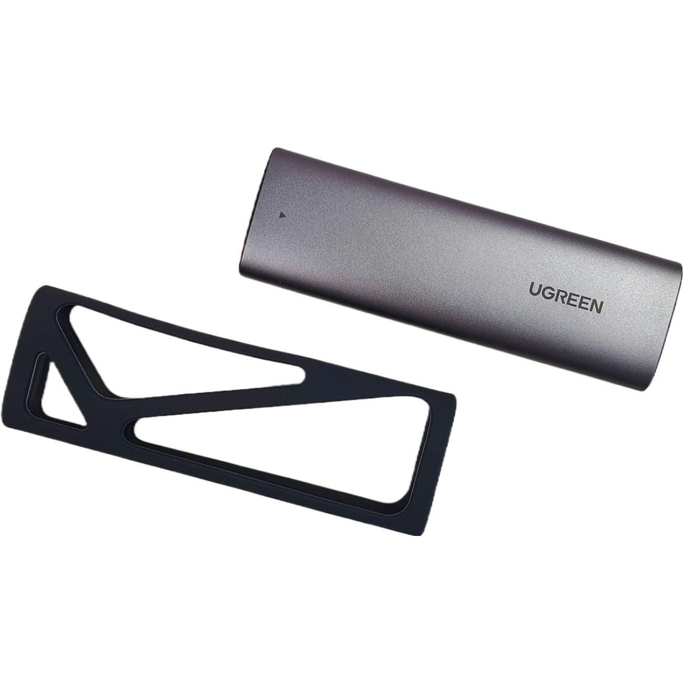 Внешний карман Ugreen для SSD M.2 (NVMe) M-Key 3.2 Gen2 CM400 Gray (90264)