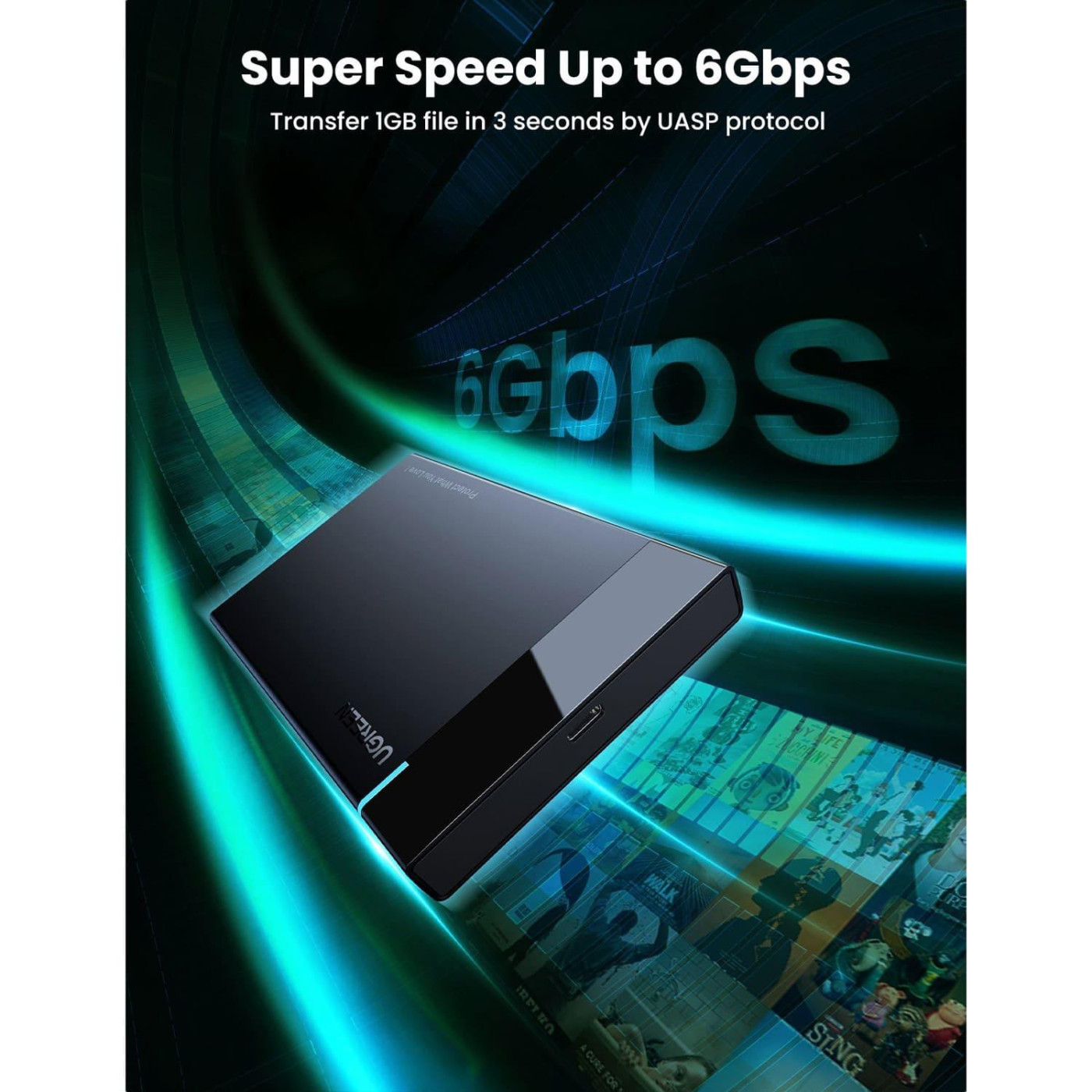 Внешний карман Ugreen 2.5