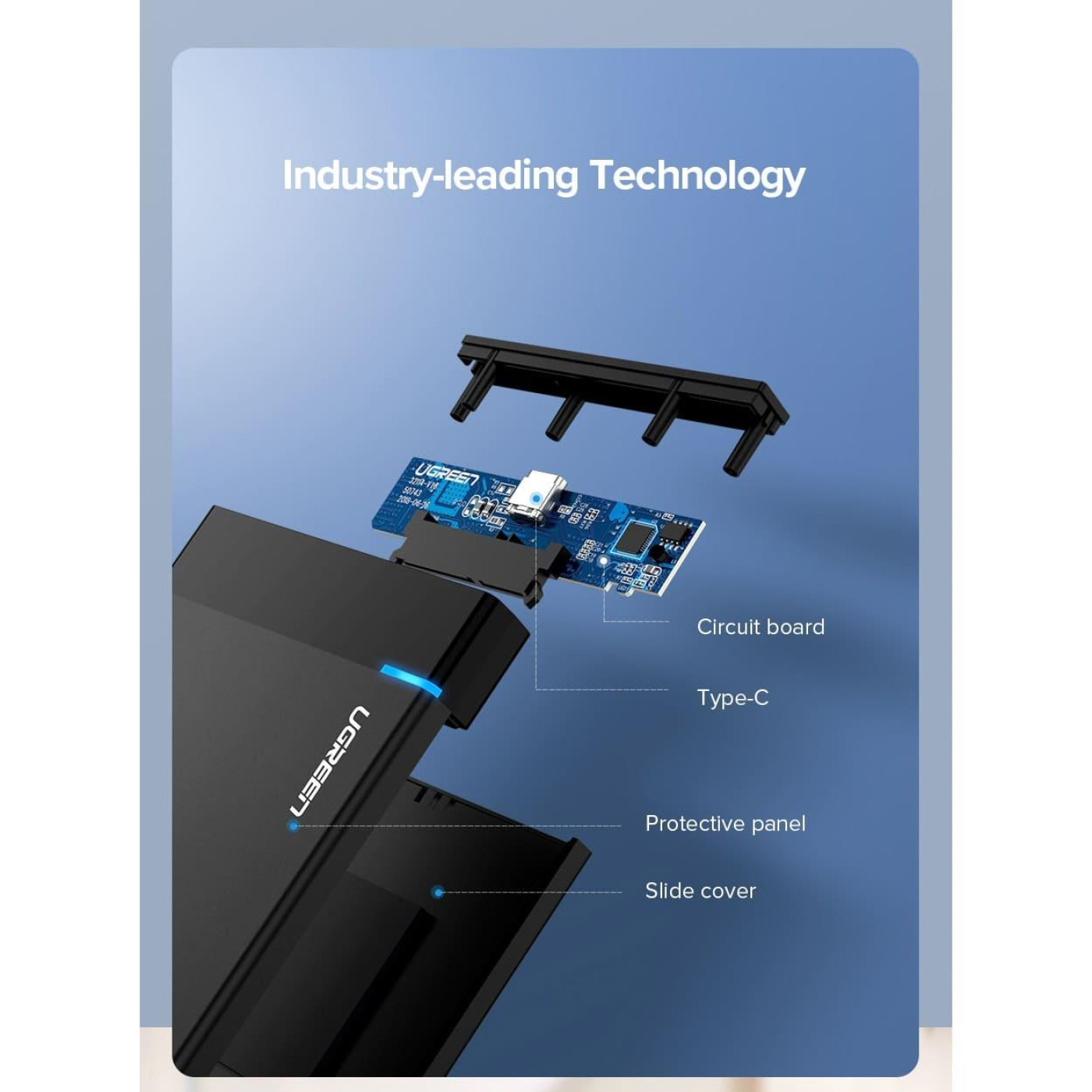 Внешний карман Ugreen 2.5