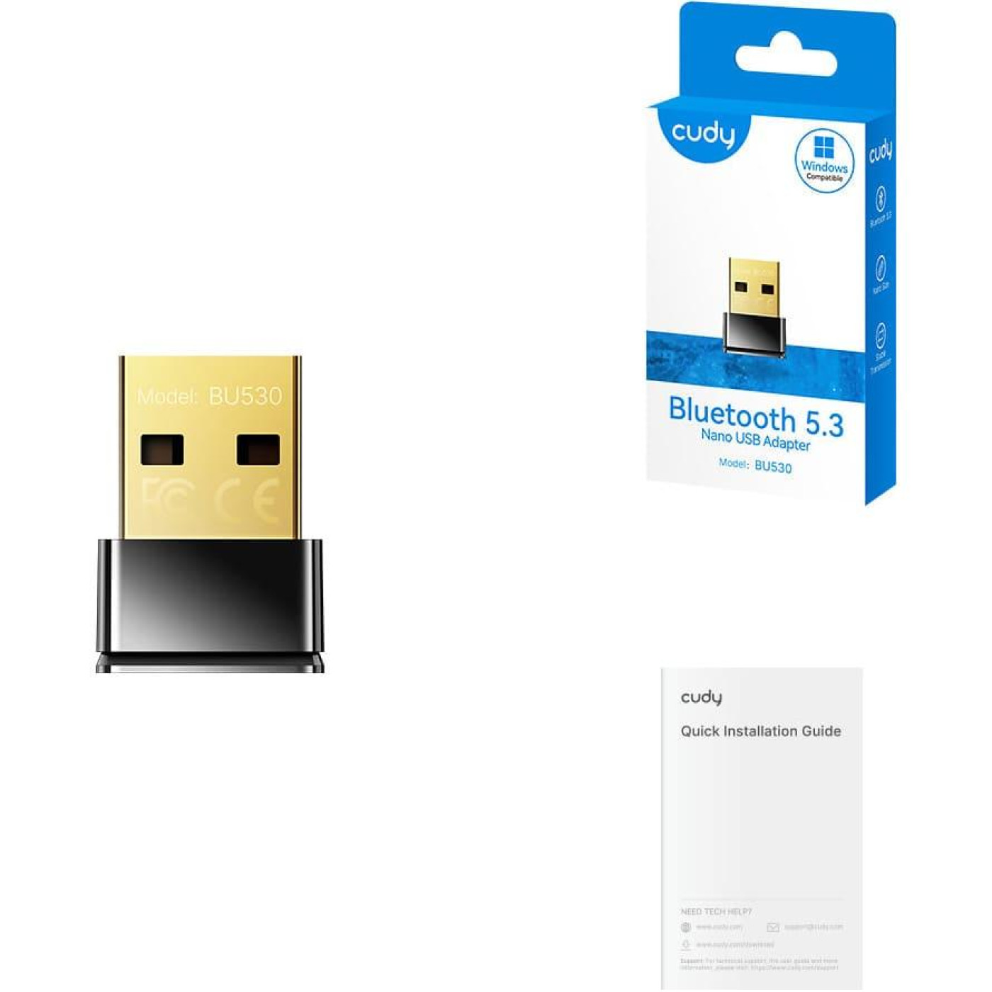 Bluetooth-адаптер Cudy BU530 Bluetooth 5.3 (BU530)