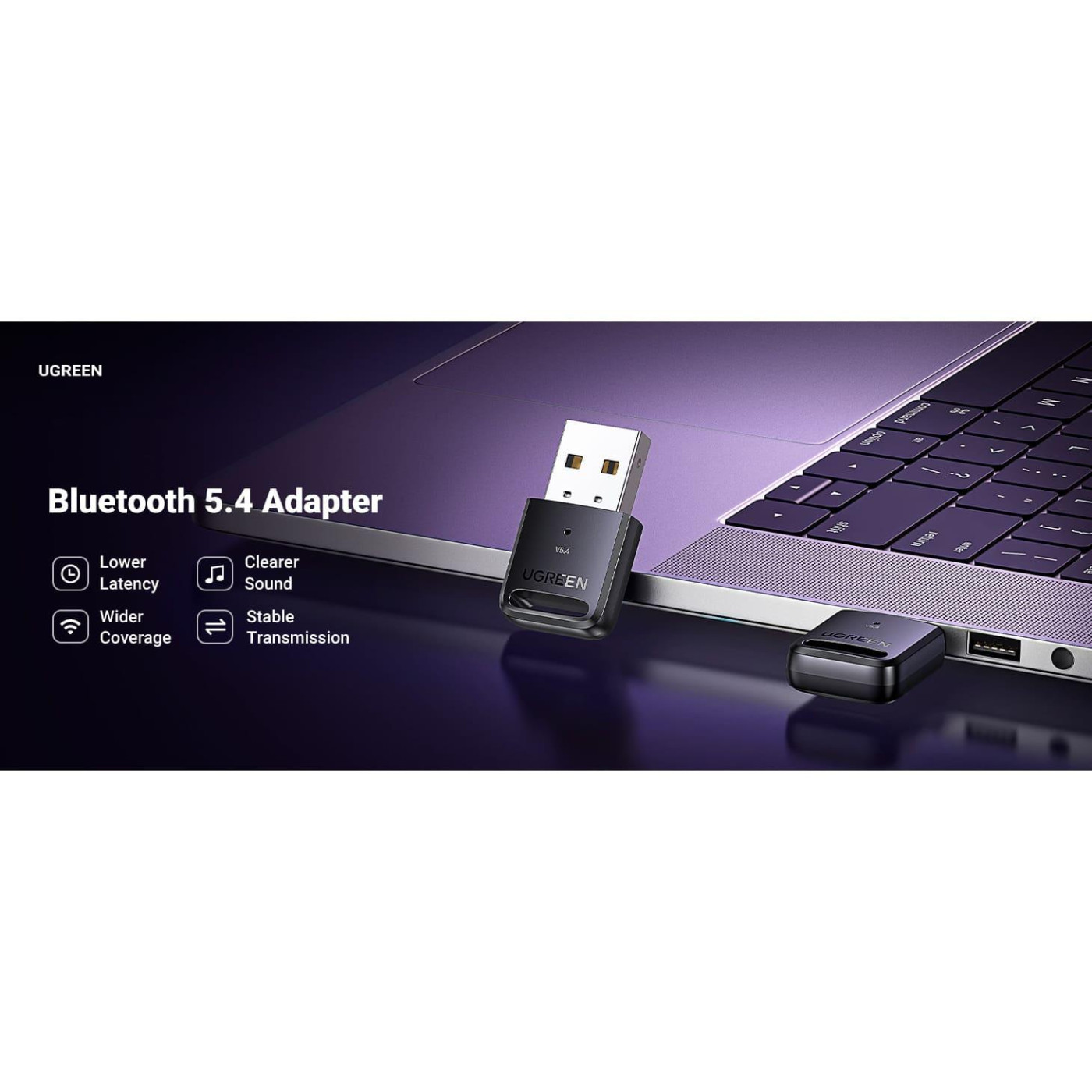 Bluetooth-адаптер Ugreen Bluetooth Adapter (35058)