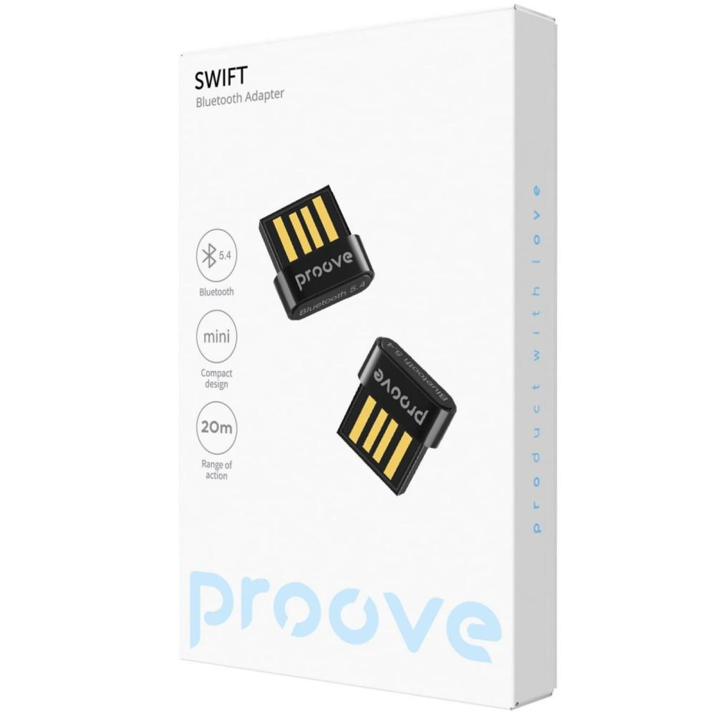 Bluetooth-адаптер Proove Swift Bluetooth 5.4 black (HBCP54001001)
