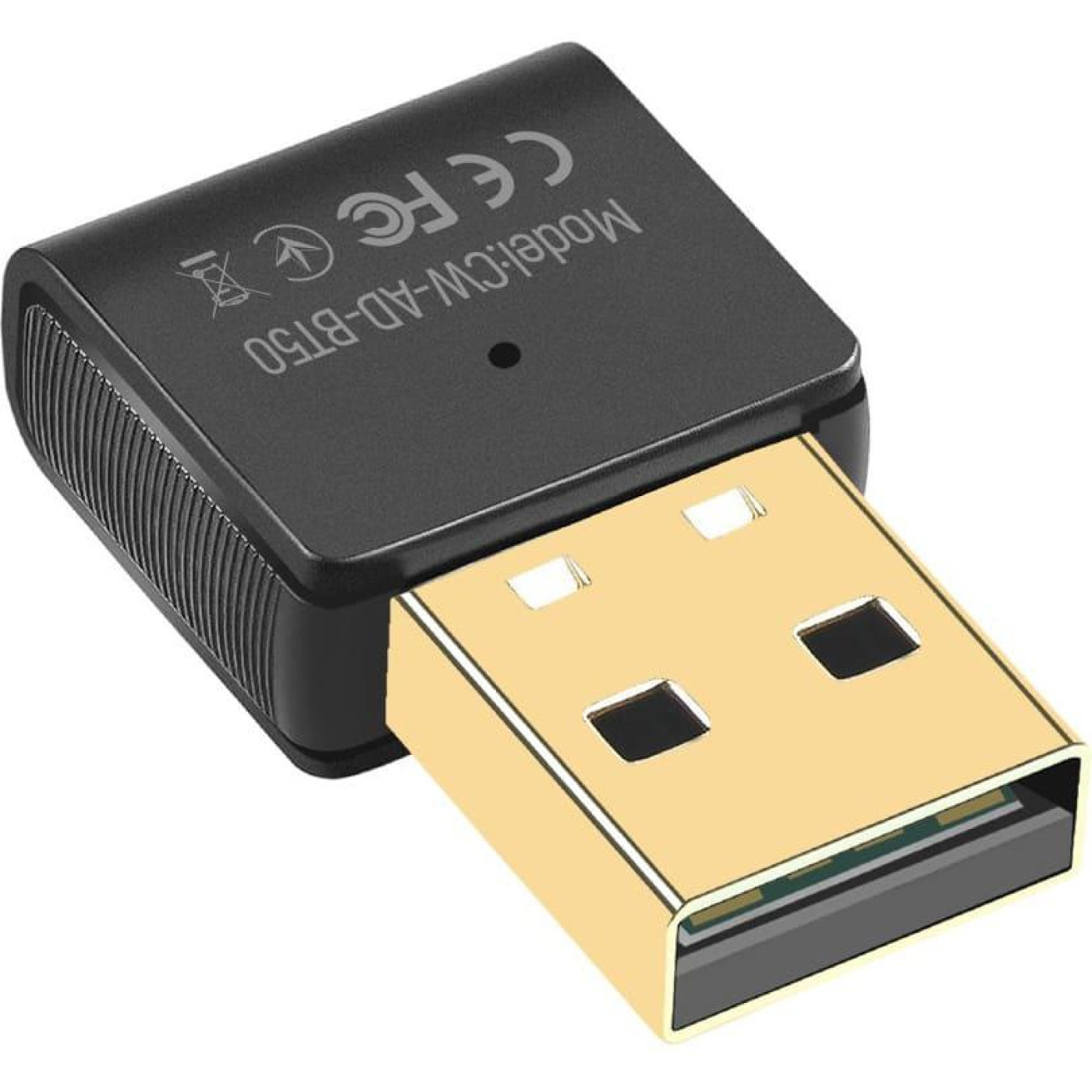 Bluetooth-адаптер ColorWay Bluetooth v5.0 USB, чорний (CW-AD-BT50)