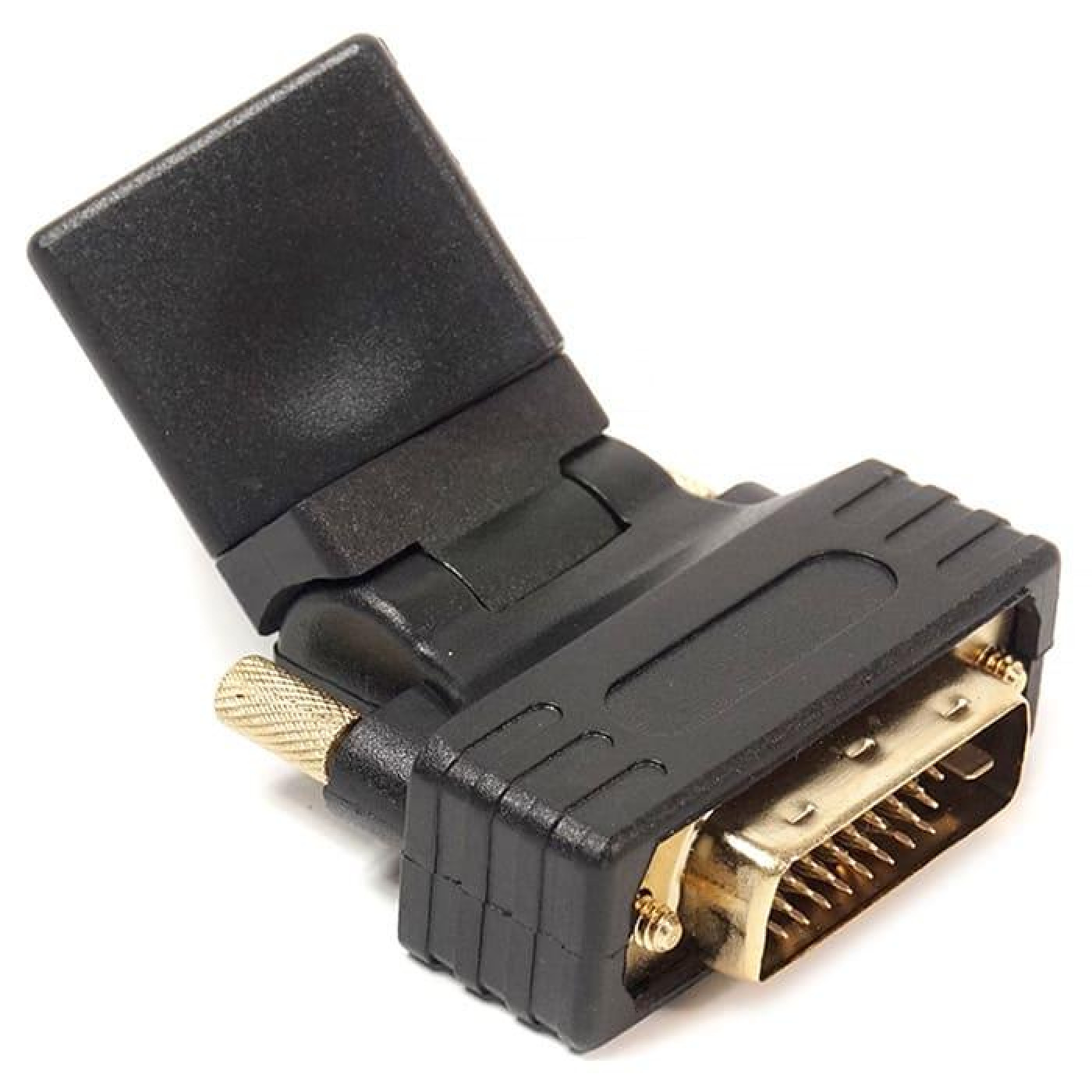 Перехідник PowerPlant HDMI AF - DVI (24 + 1) AM, 360 градусів