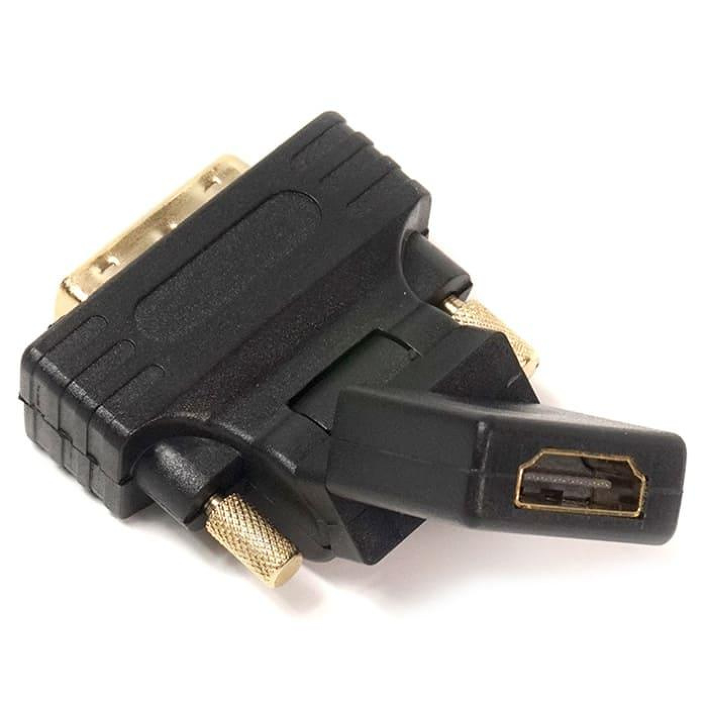 Перехідник PowerPlant HDMI AF - DVI (24 + 1) AM, 360 градусів