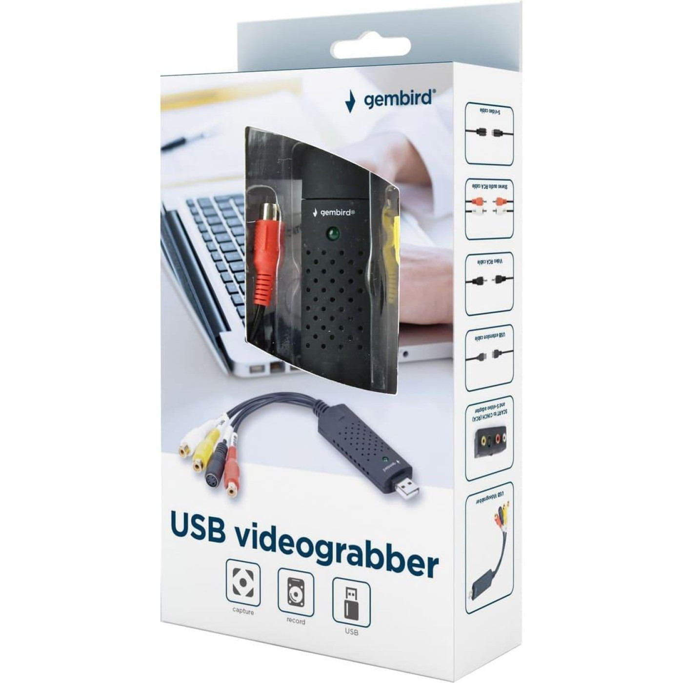 Переходник Gembird UVG-002, для видтворення аудио-видео, USB2.0 (UVG-002)