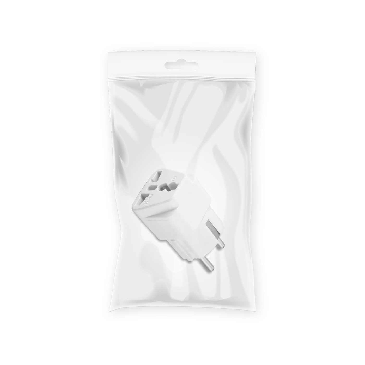 Перехідник ArmorStandart з англійської на євророзетку (220В) білий (ARM11569)