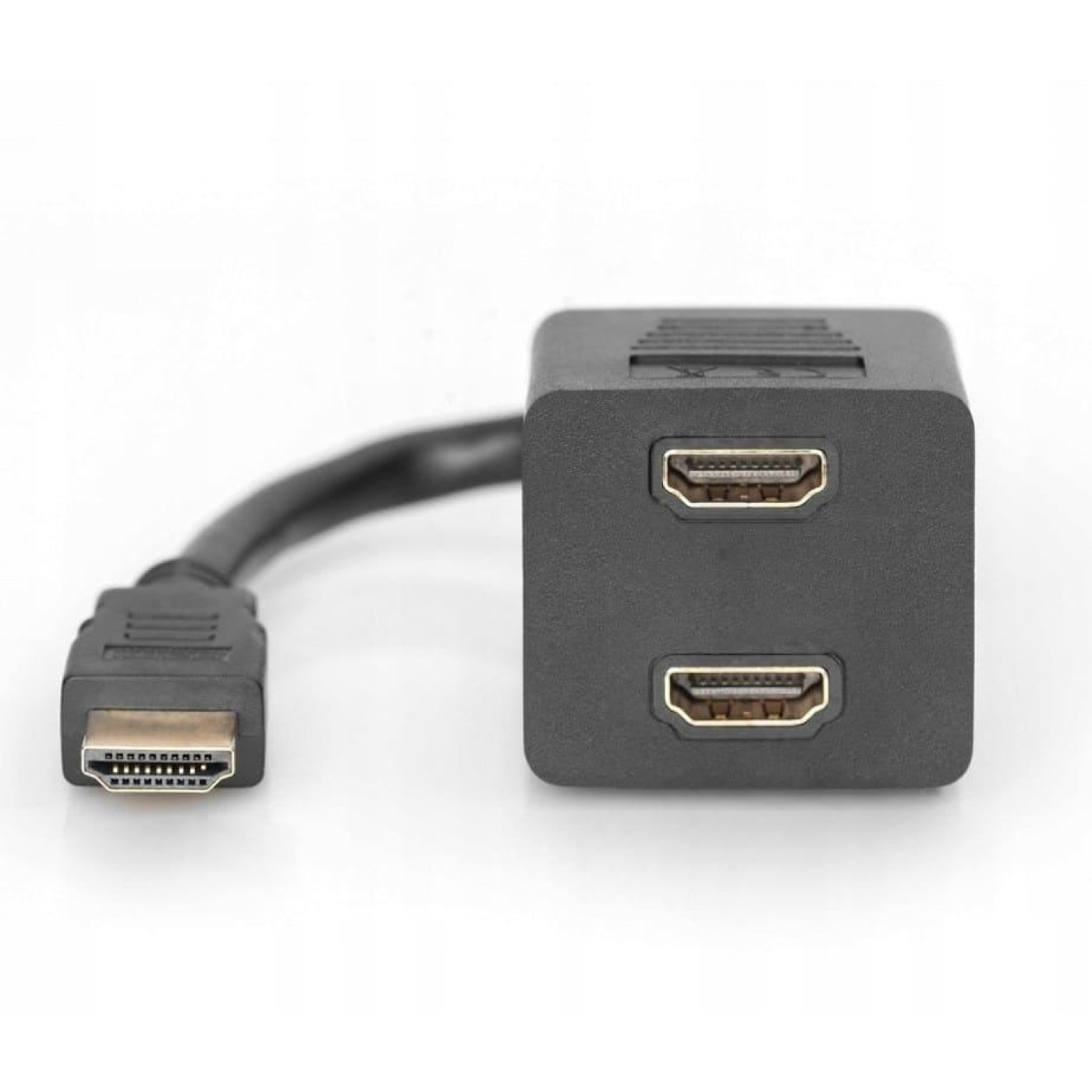 Перехідник Digitus ASSMANN HDMI Y 0.2m, black (AK-330400-002-S)