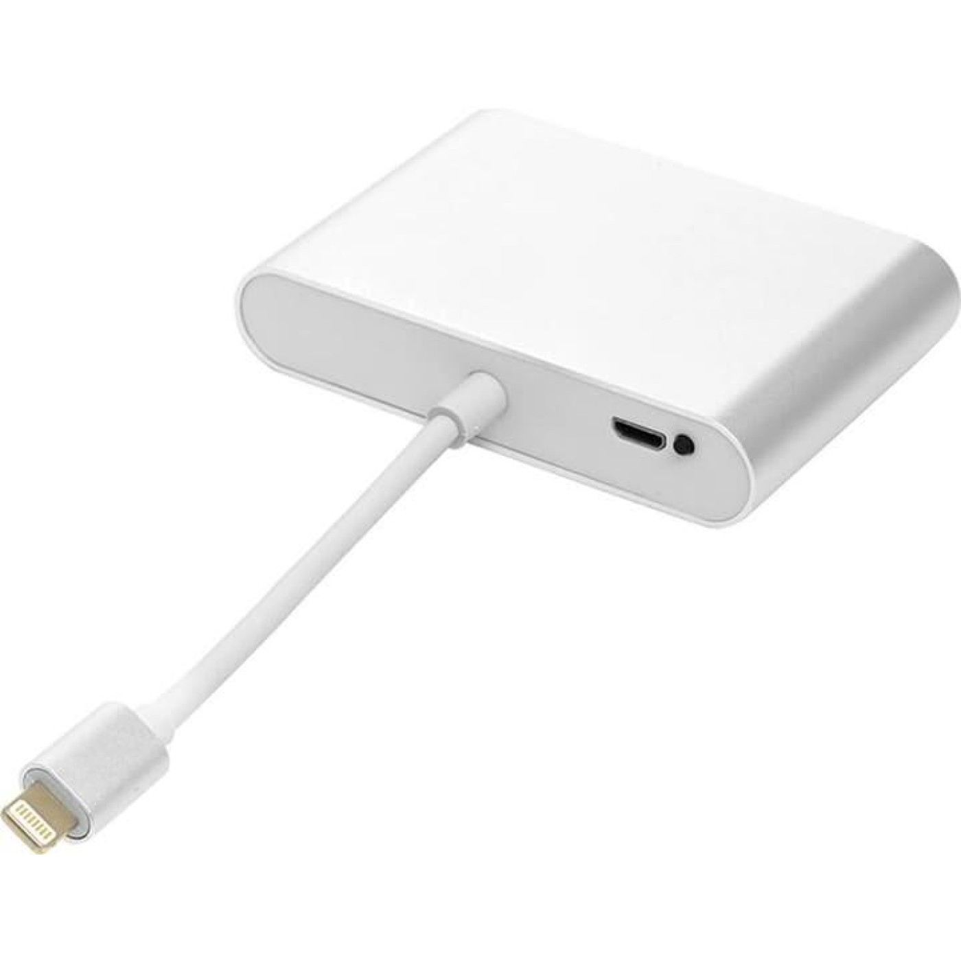 Переходник PowerPlant Lightning (M) to HDMI, VGA, 3.5mм (F) (CA911929)