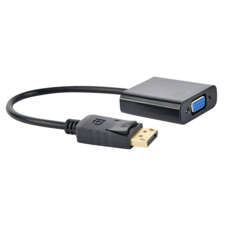 Переходник Cablexpert DisplayPort - VGA 0.15м Black (A-DPM-VGAF-02)