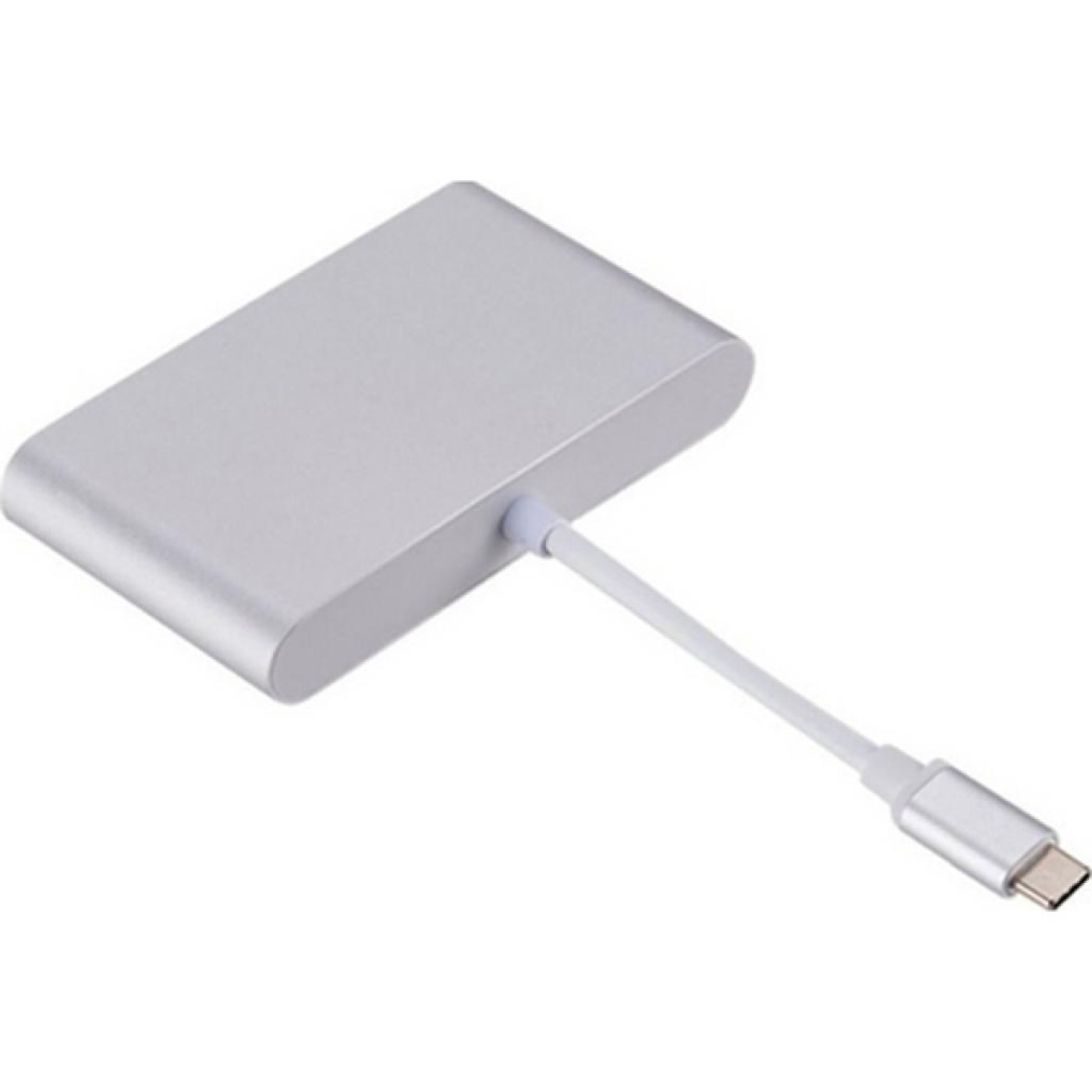 Перехідник Dynamode USB3.1 Type-C to HDMI, 3хUSB3.0, RJ45, USB Type-C Female, SD/MicroSD, раз.3840x2160 (Dock-USB-TypeC-HDMI-USB3.0-RJ45)