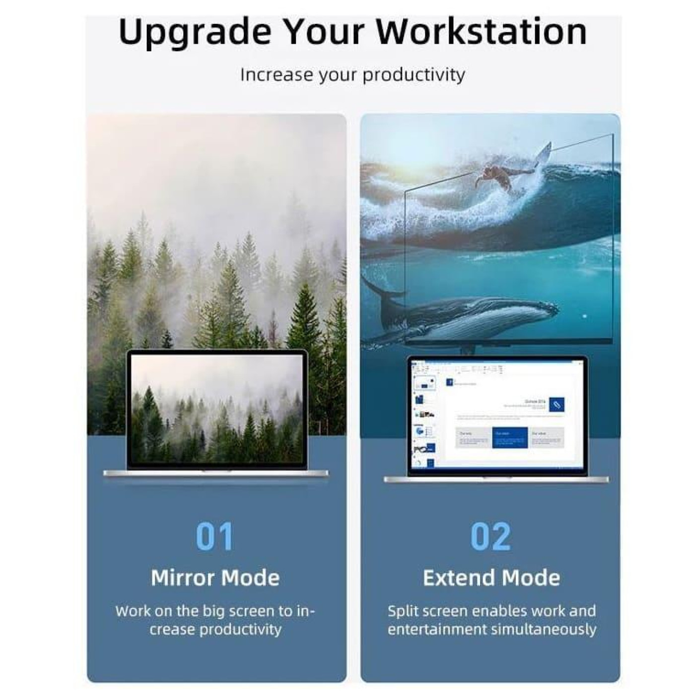 Кабель-перехидник CableTime DisplayPort (M) - HDMI (M), 4K/60Hz, 0.2 м (CP20A)