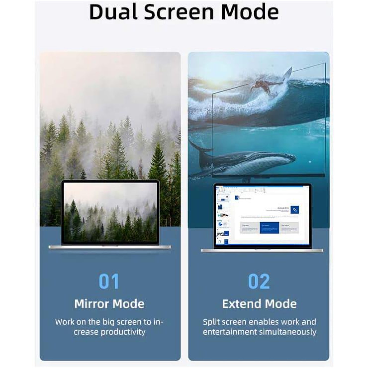 Кабель-перехидник CableTime mini DisplayPort (M) - HDMI (M), 4K/60Hz, 0.15 м (CP26A)