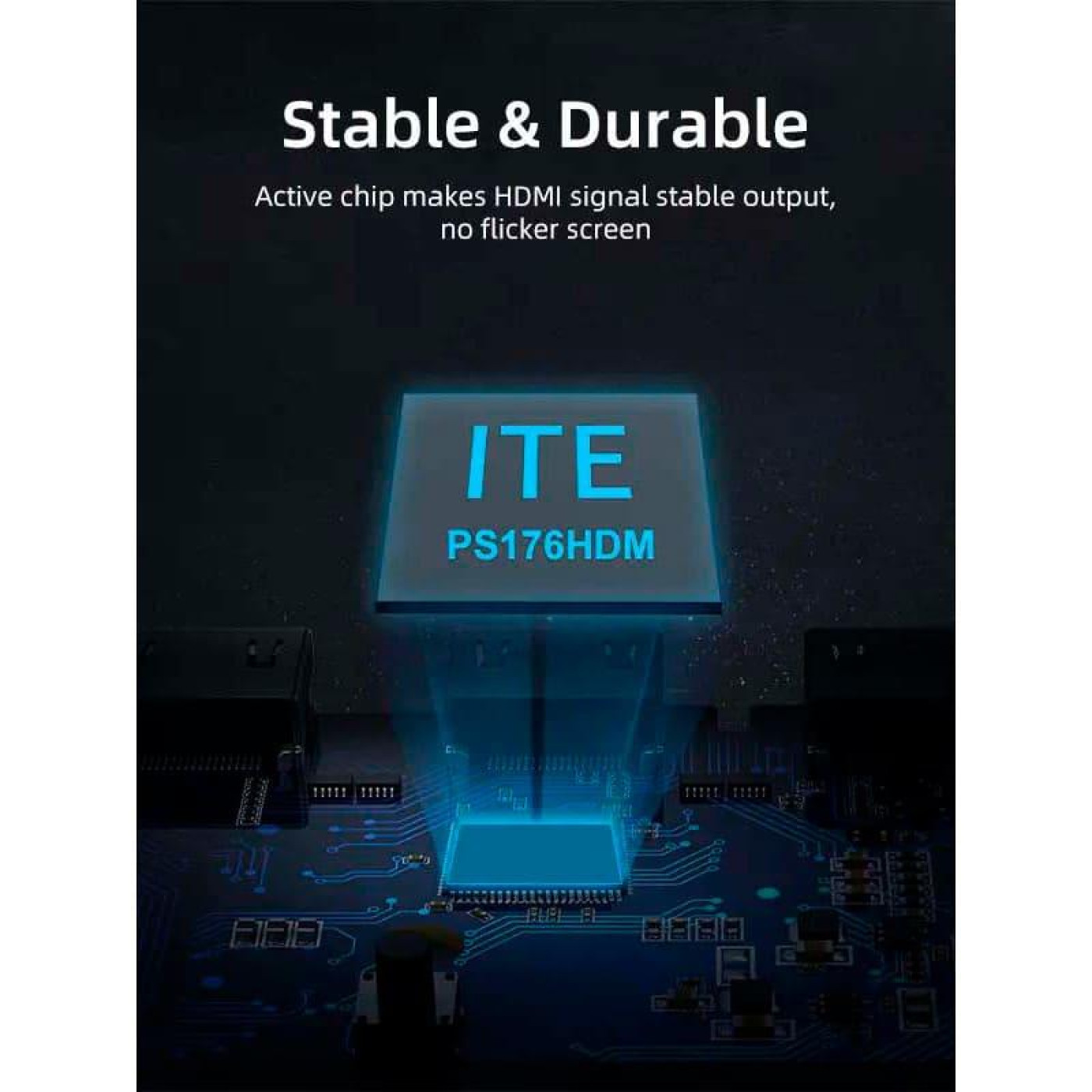 Кабель-перехидник CableTime USB 3.1 Type-C (M) - HDMI 2.0 (F), 0.2 м (CP10B)