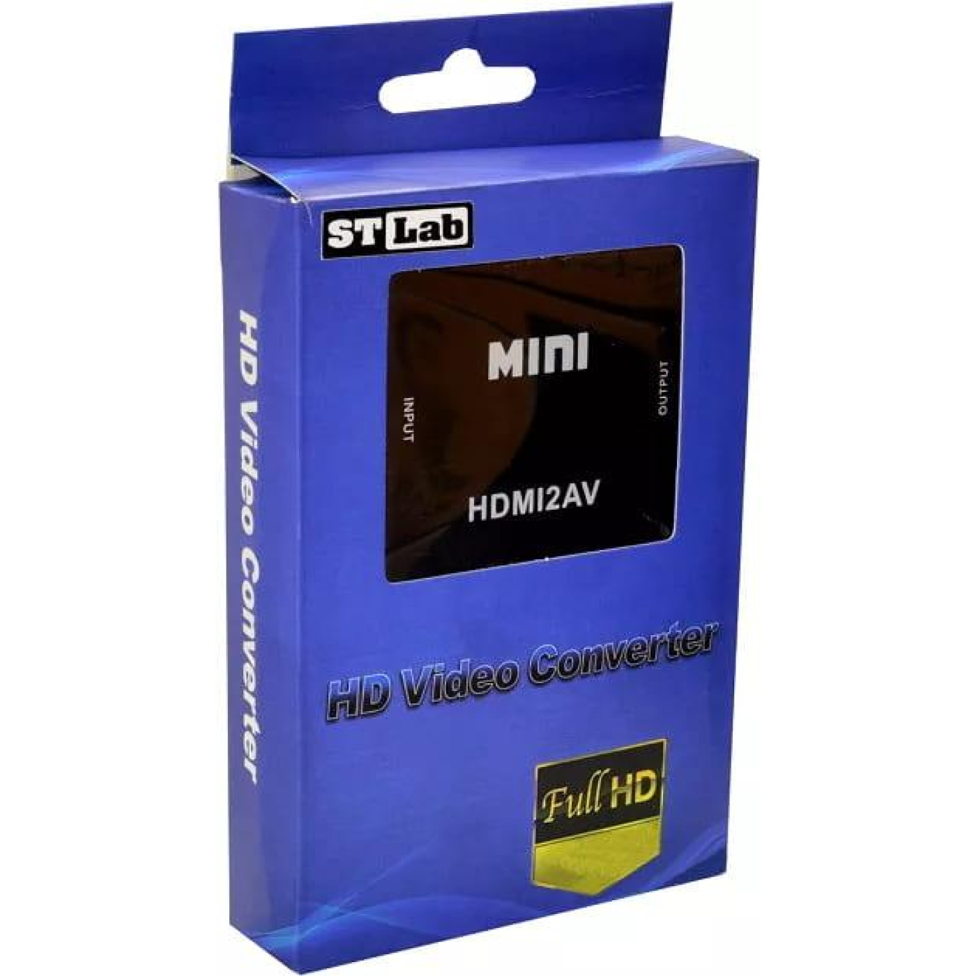 Переходник STLab HDMI-AV/RCA/CVBS, 0.15м, черный (U-995)