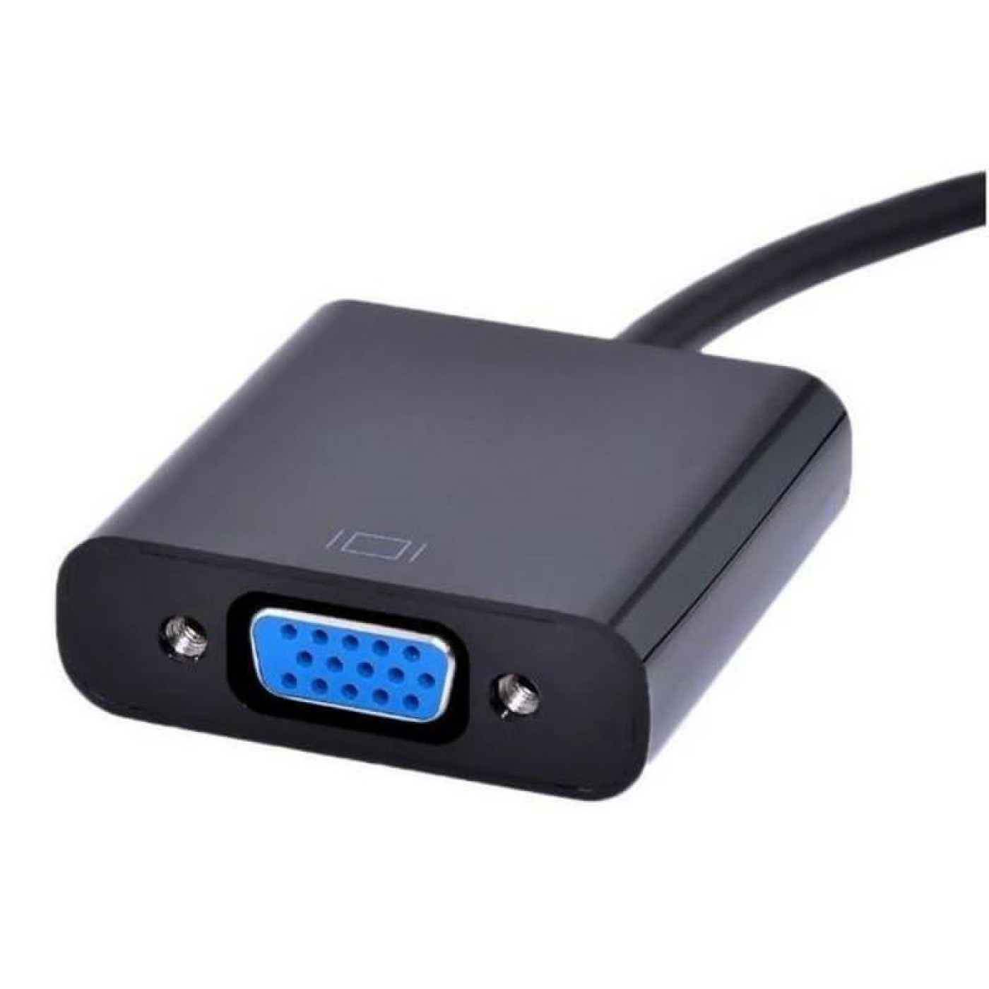 Переходник STLab HDMI male (PC/laptop) - VGA F(Monitor) для подкл. PS3/PS4, аудио и кабель USB в компл. (U-990 black)