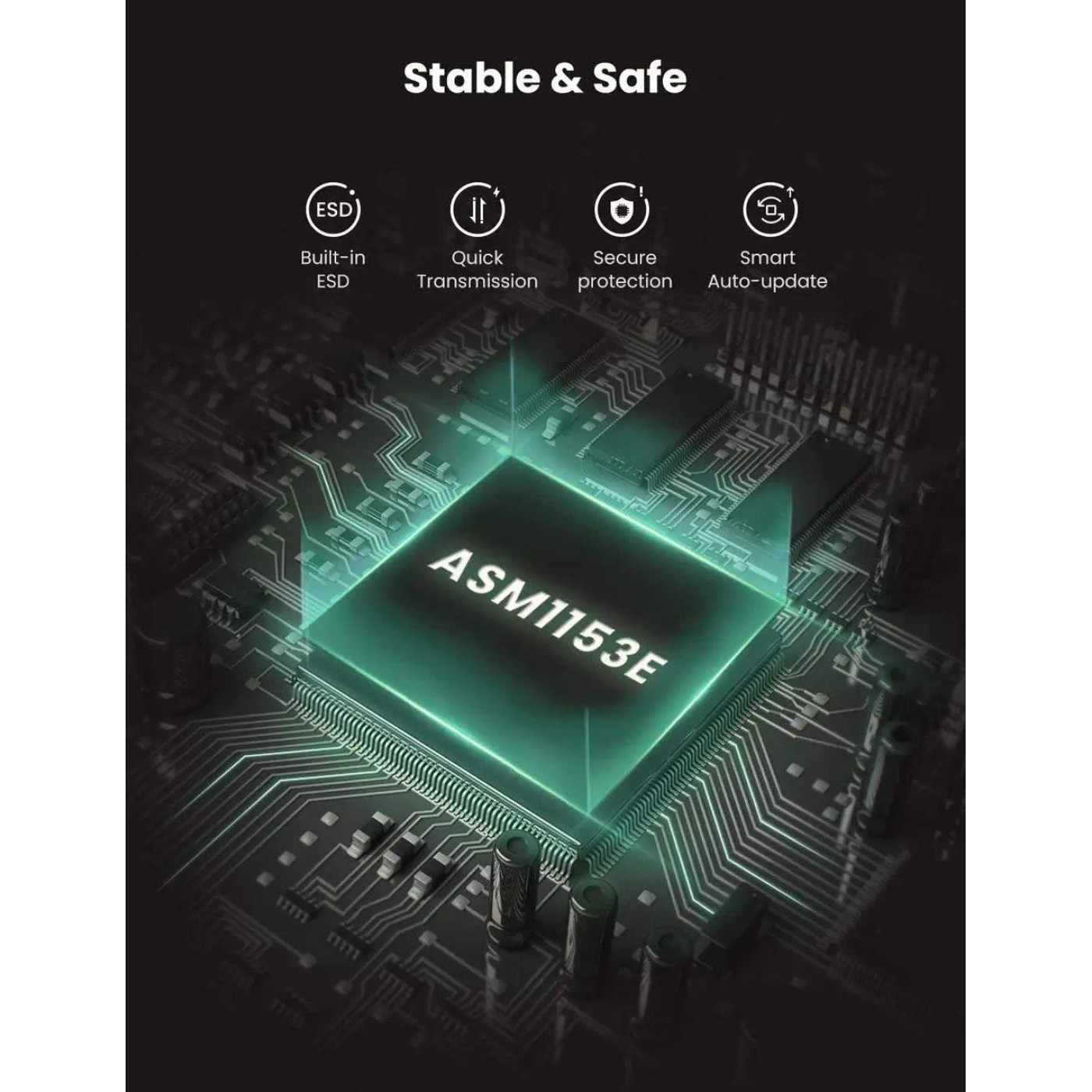 Переходник Ugreen CM321 USB-C 3.0 to 2.5-Inch SATA Converter 50cm (UGR-70610)