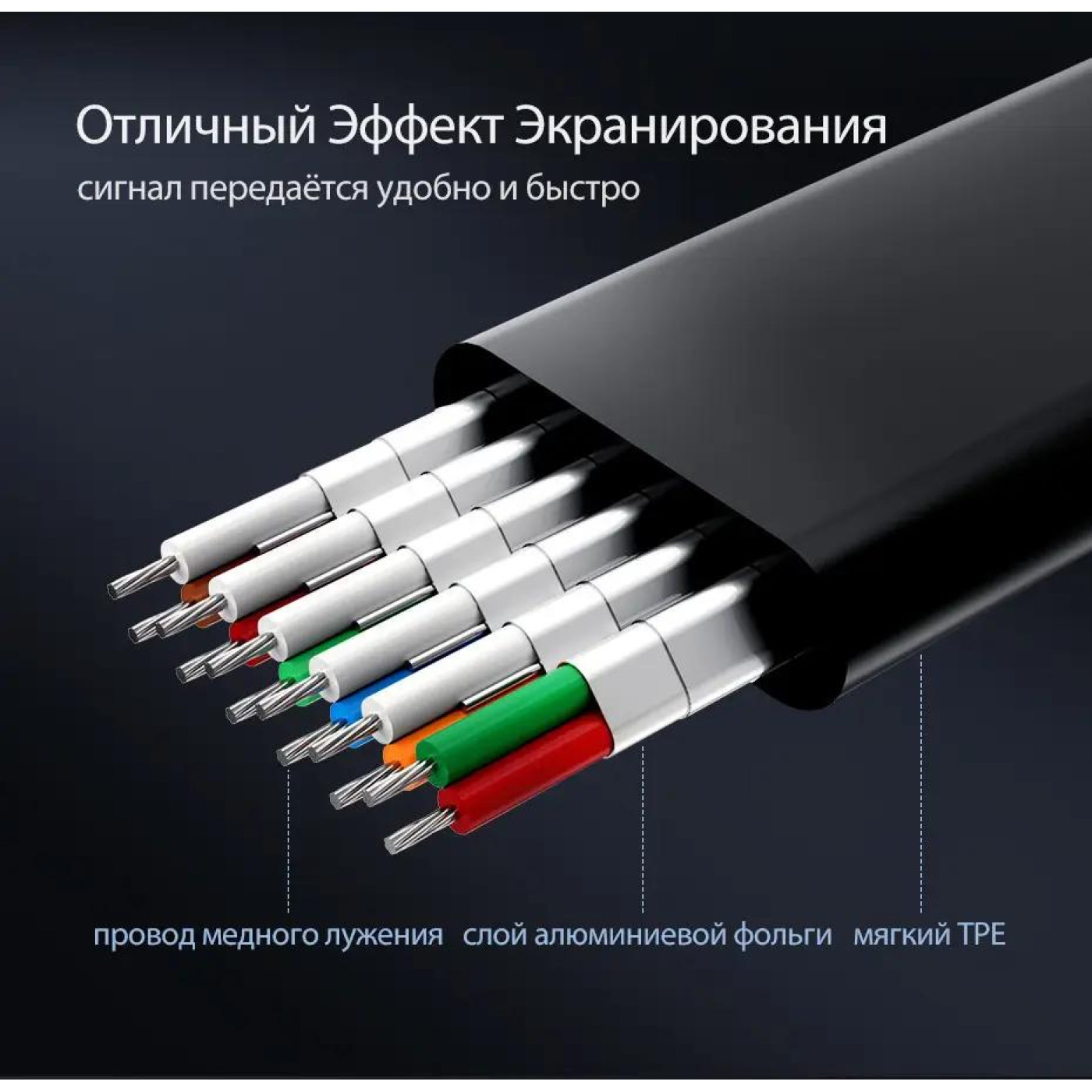 Переходник Ugreen MM103 HDMI to VGA Converter 25cm (Black) (UGR-40248)