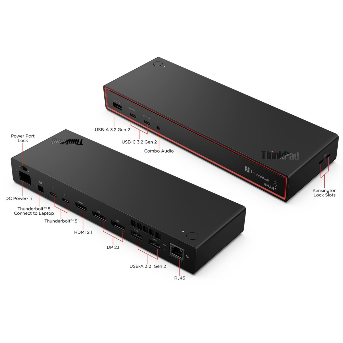 Док-станция ThinkPad Thunderbolt 5 Smart Dock 7500  - EU/INA/VIE/ROK TB 5 Smart Dock 7500