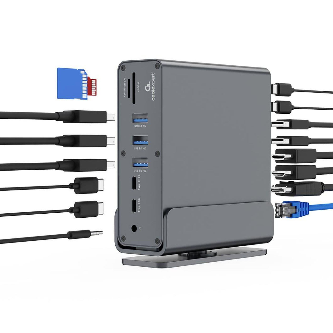 Адаптер Cablexpert A-CF-COMBO15-01, USB Type-C 15-в-1