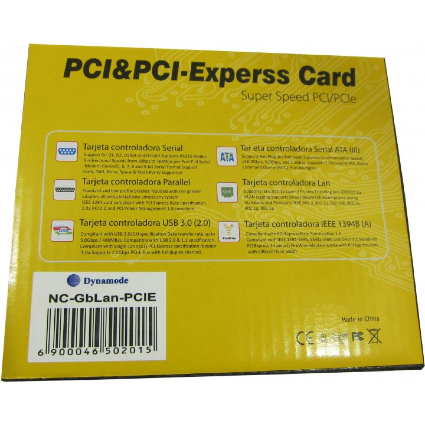 Сетевая карта Dynamode PCI-E NC-GbLan-PCIE (NC-GbLan-PCIE)