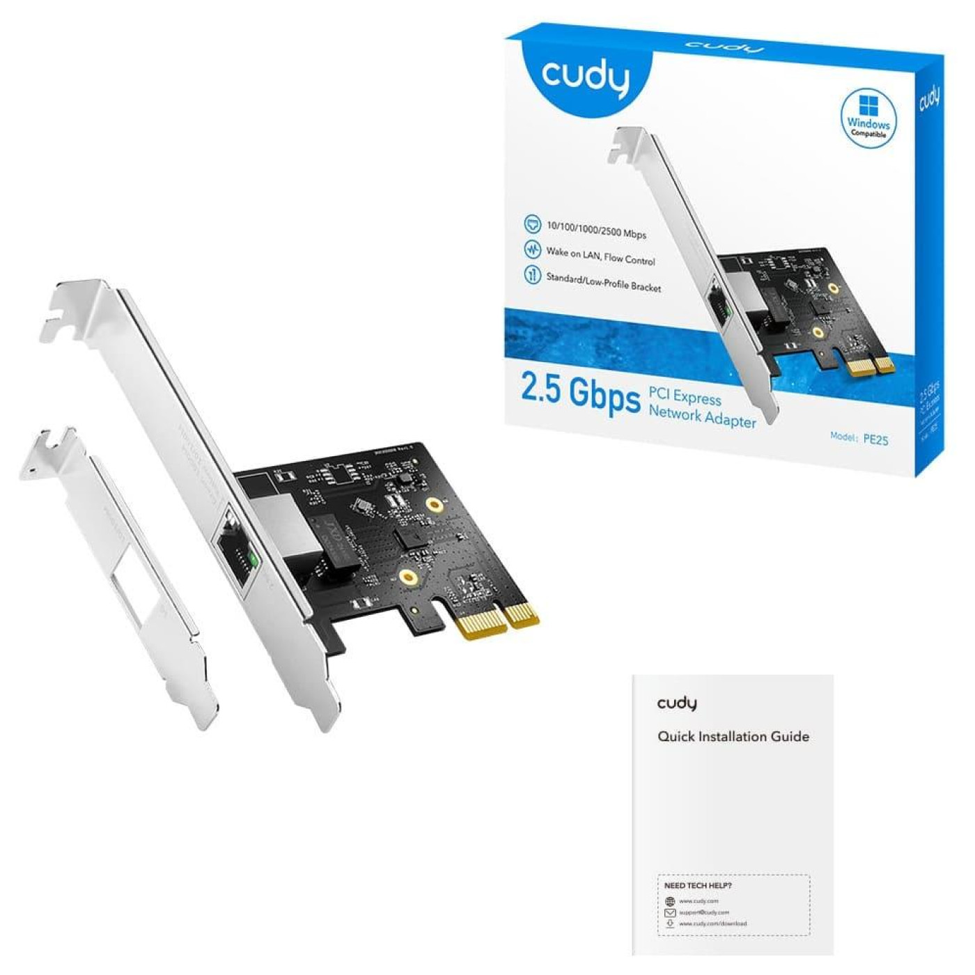 Мережева плата Cudy PE25, 2.5G PCI Express Adapter