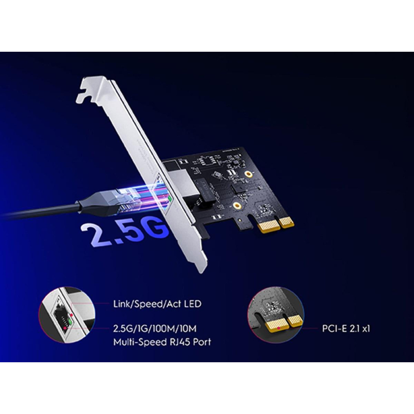 Мережева плата Cudy PE25, 2.5G PCI Express Adapter