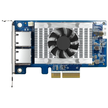Сетевая карта QNAP Dual-port RJ45 10GbE network expansion card PCIe 3.0 x4 (QXG-10G2T-X710)