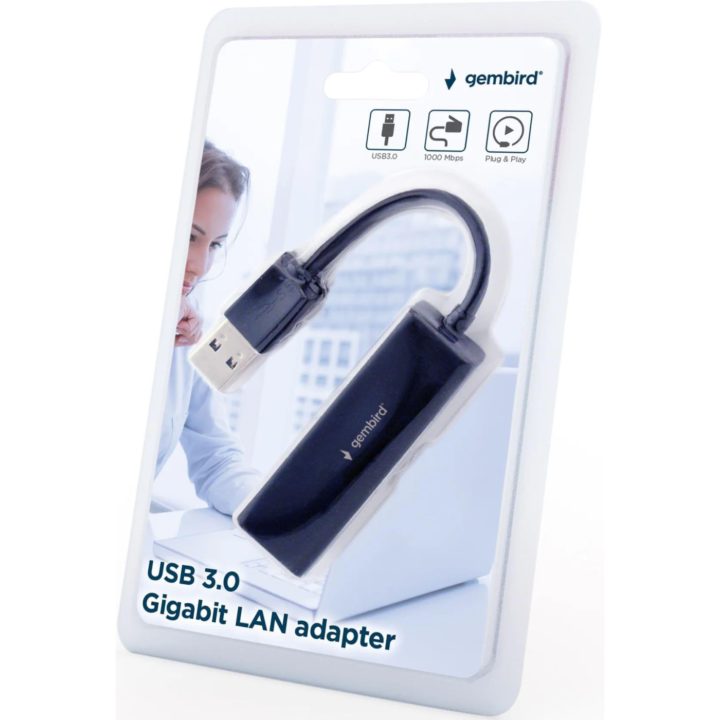 Сетевая карта Gembird USB NIC-U3-02 (NIC-U3-02)