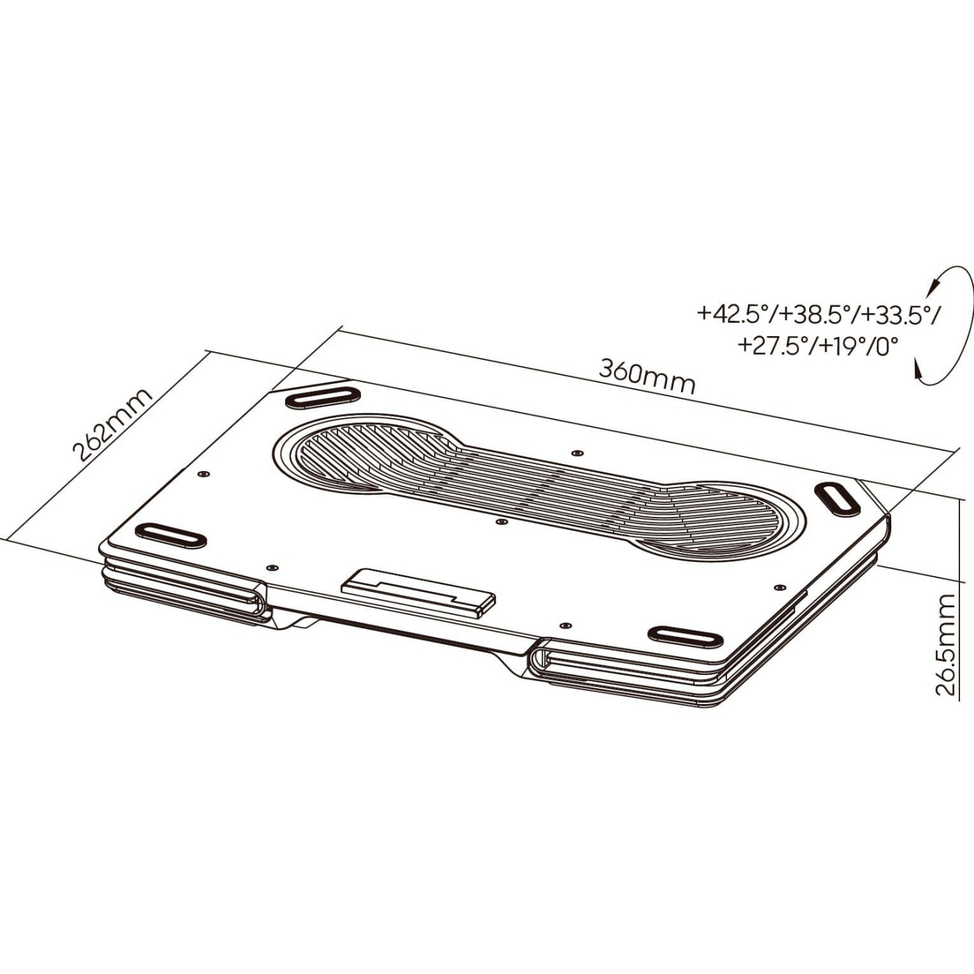 Подставка для ноутбука GamePro (CP1540)