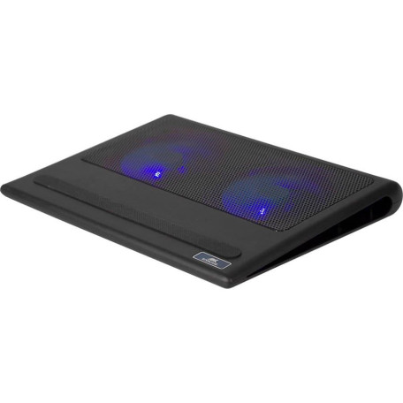 Подставка для ноутбука Rivacase 17ъ RivaCase, Black, 2x11 см вентиляторы, до 1100 об/мин, 360х280х45 мм (5 (5557)