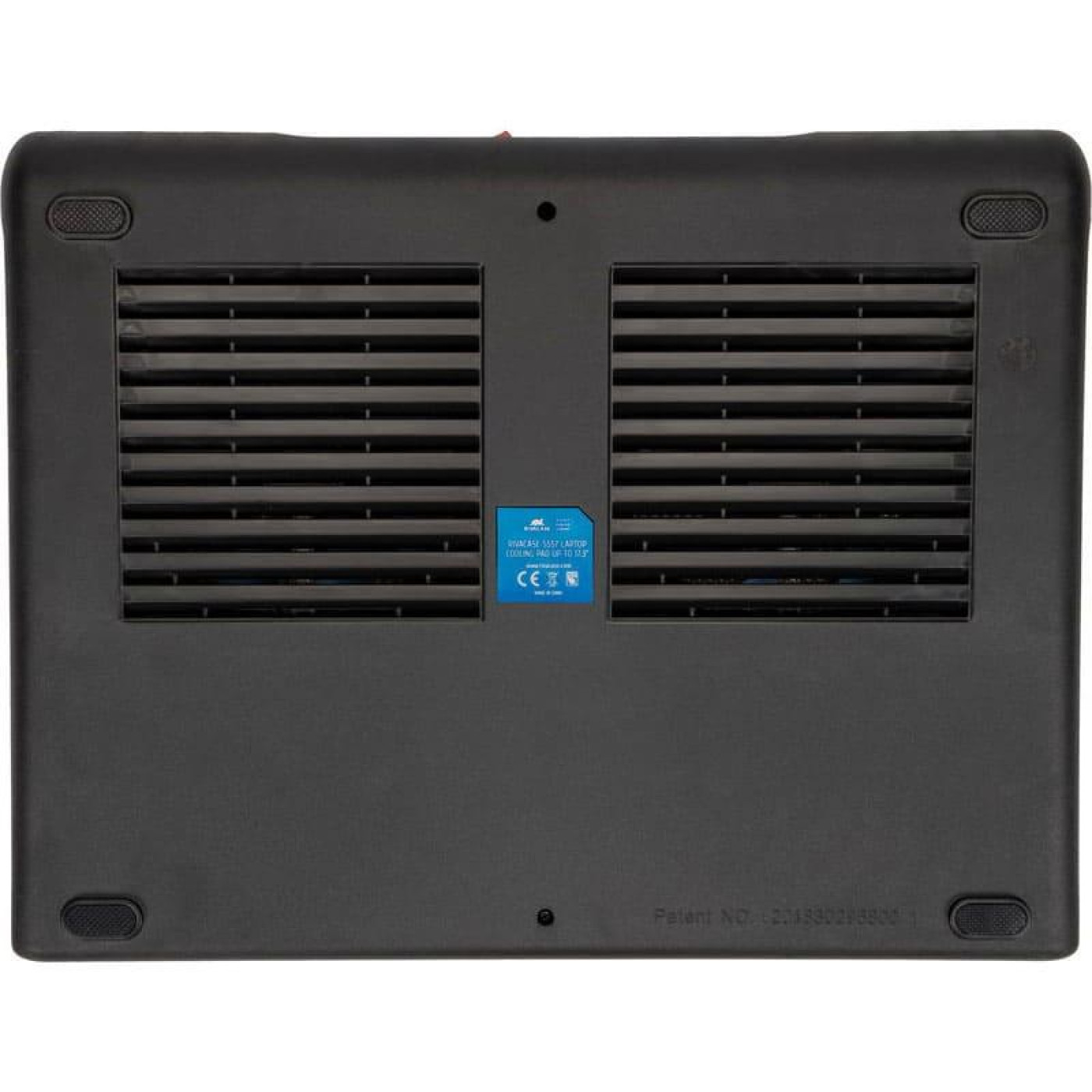 Подставка для ноутбука Rivacase 17ъ RivaCase, Black, 2x11 см вентиляторы, до 1100 об/мин, 360х280х45 мм (5 (5557)
