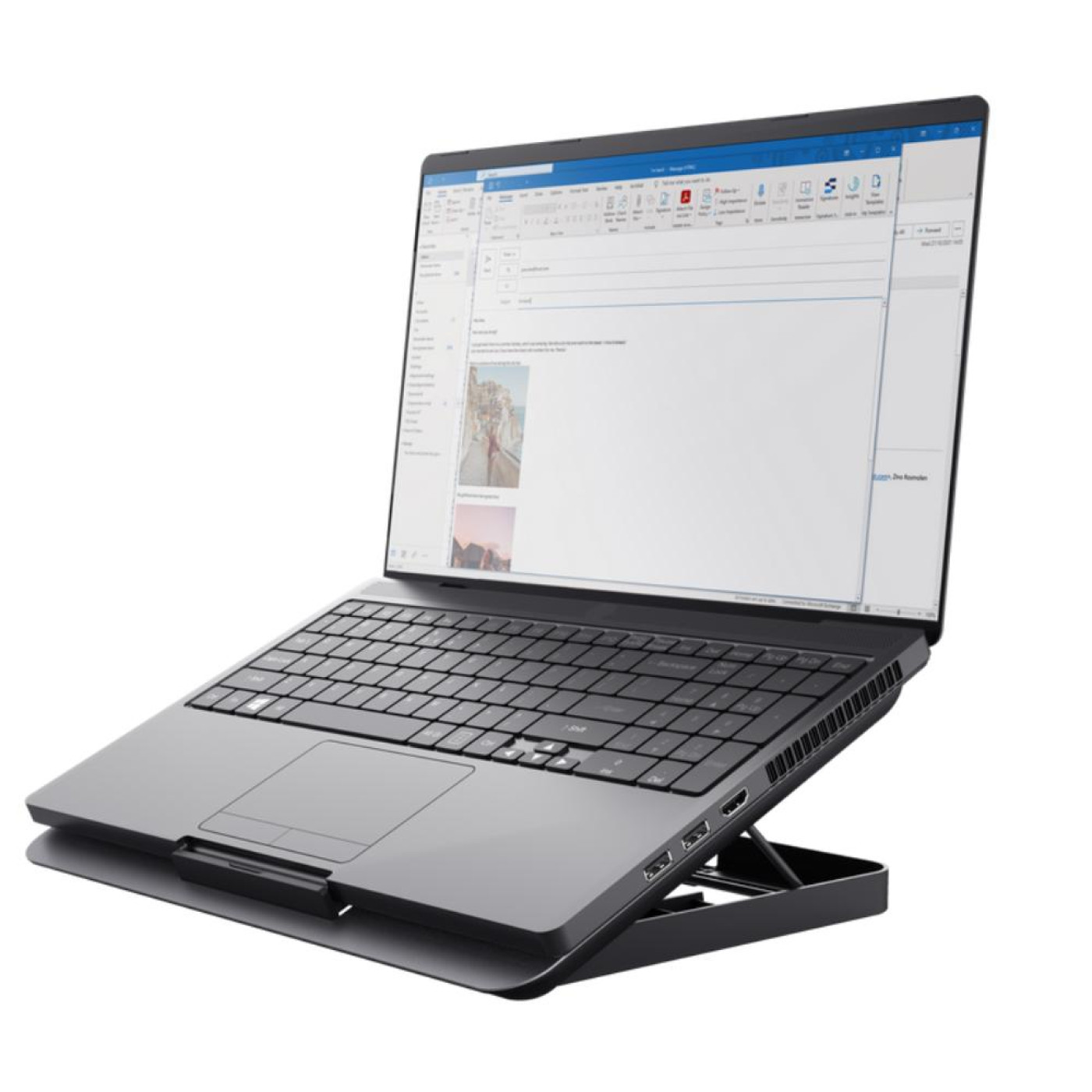 Подставка для ноутбука Trust Exto Eco Exto Laptop Cooling Stand Eco (24613)
