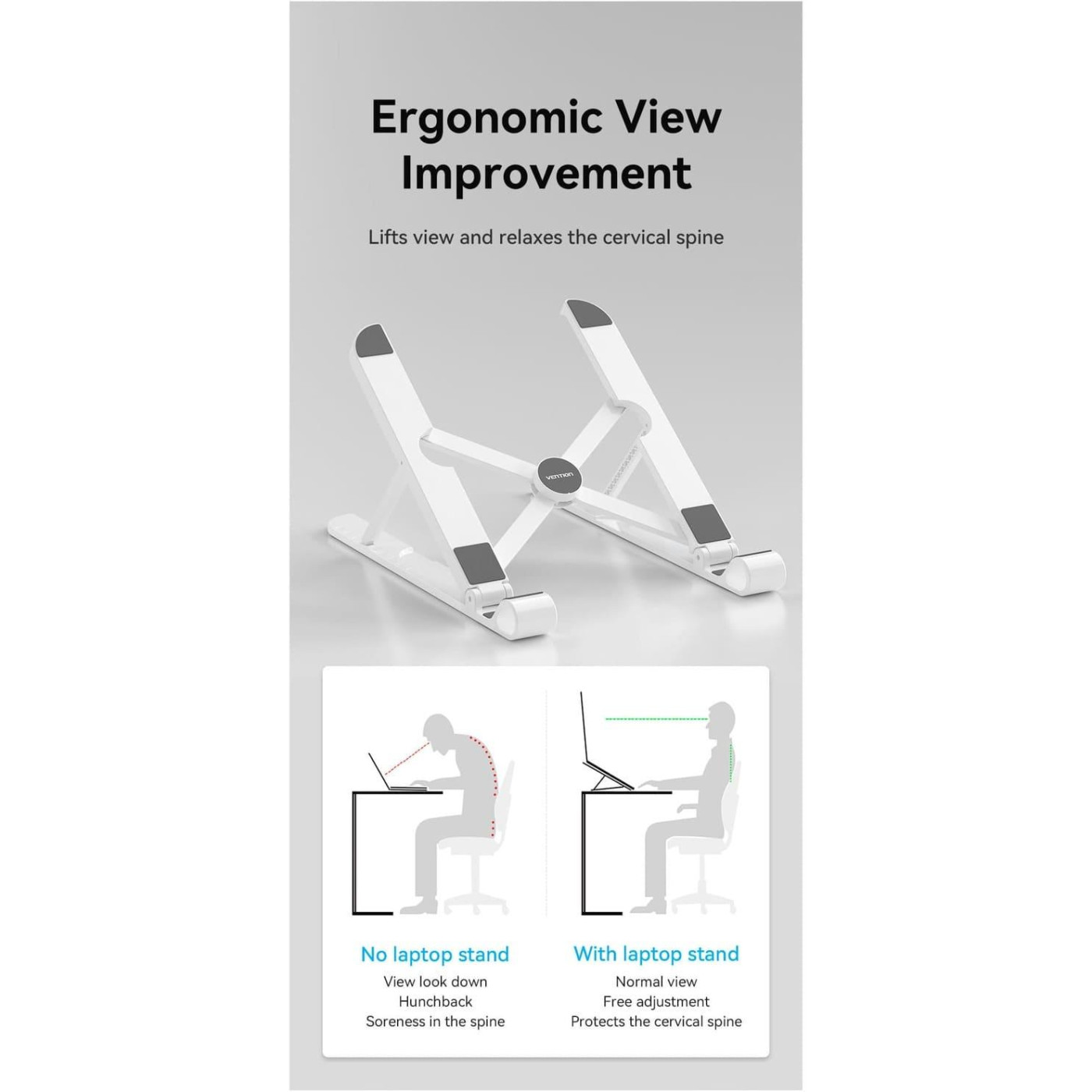 Подставка для ноутбука Vention Laptop Stand White (KDNW0)