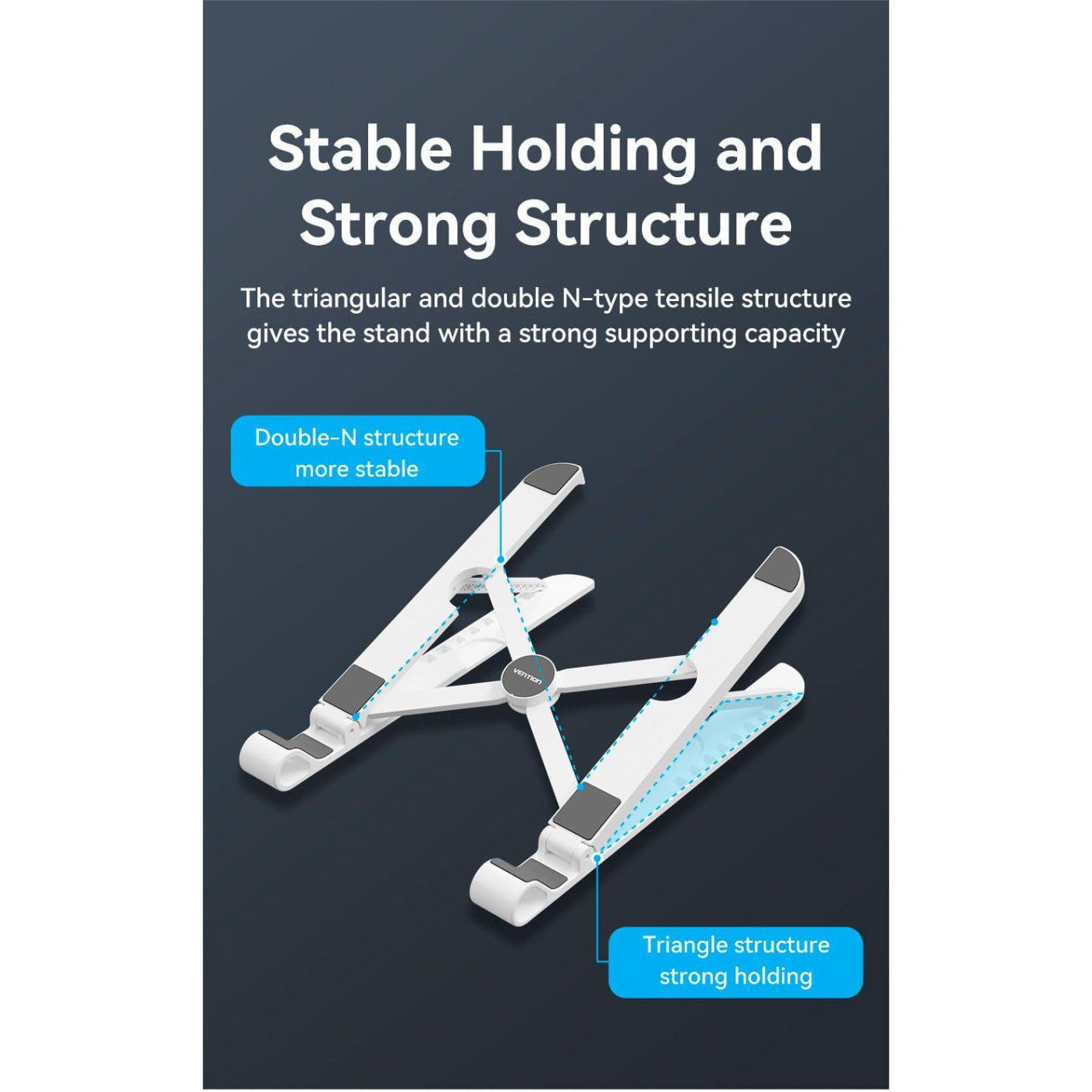 Подставка для ноутбука Vention Laptop Stand White (KDNW0)