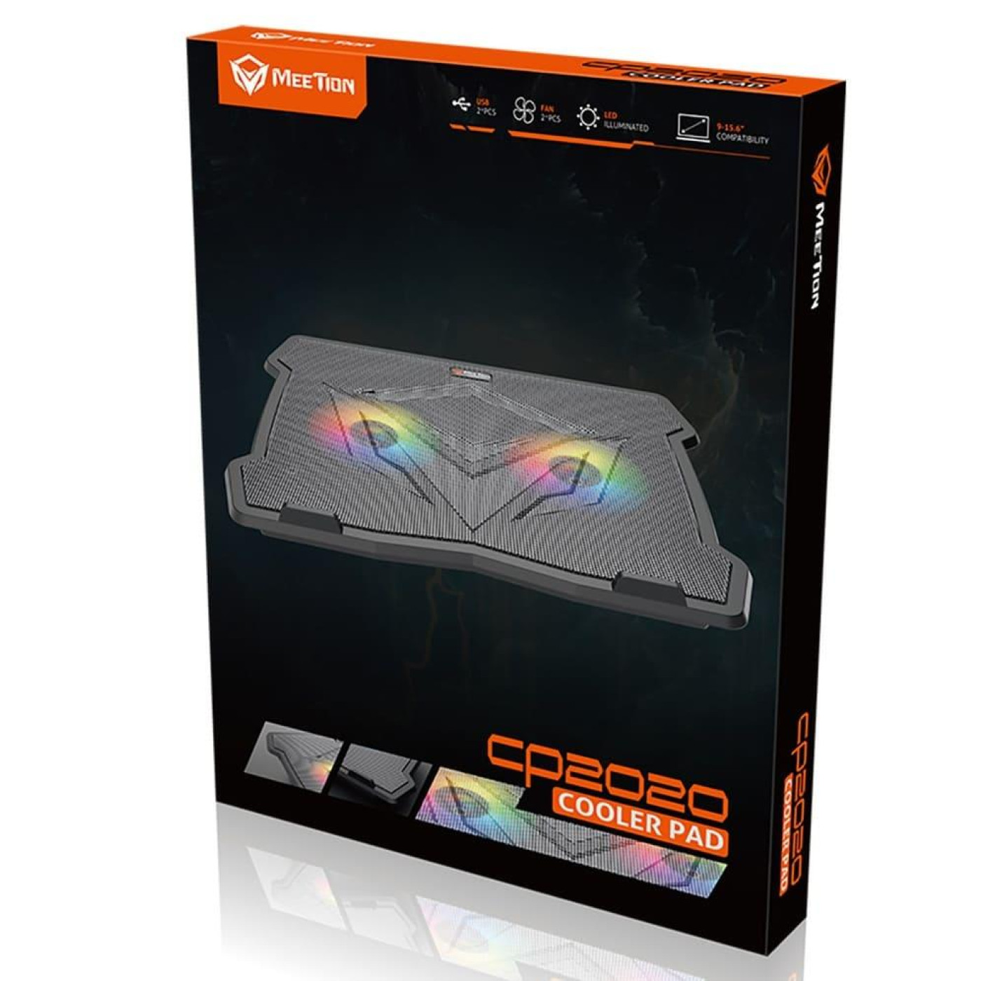 Подставка для ноутбука Meetion CP2020 Black (MT-CP2020-A)