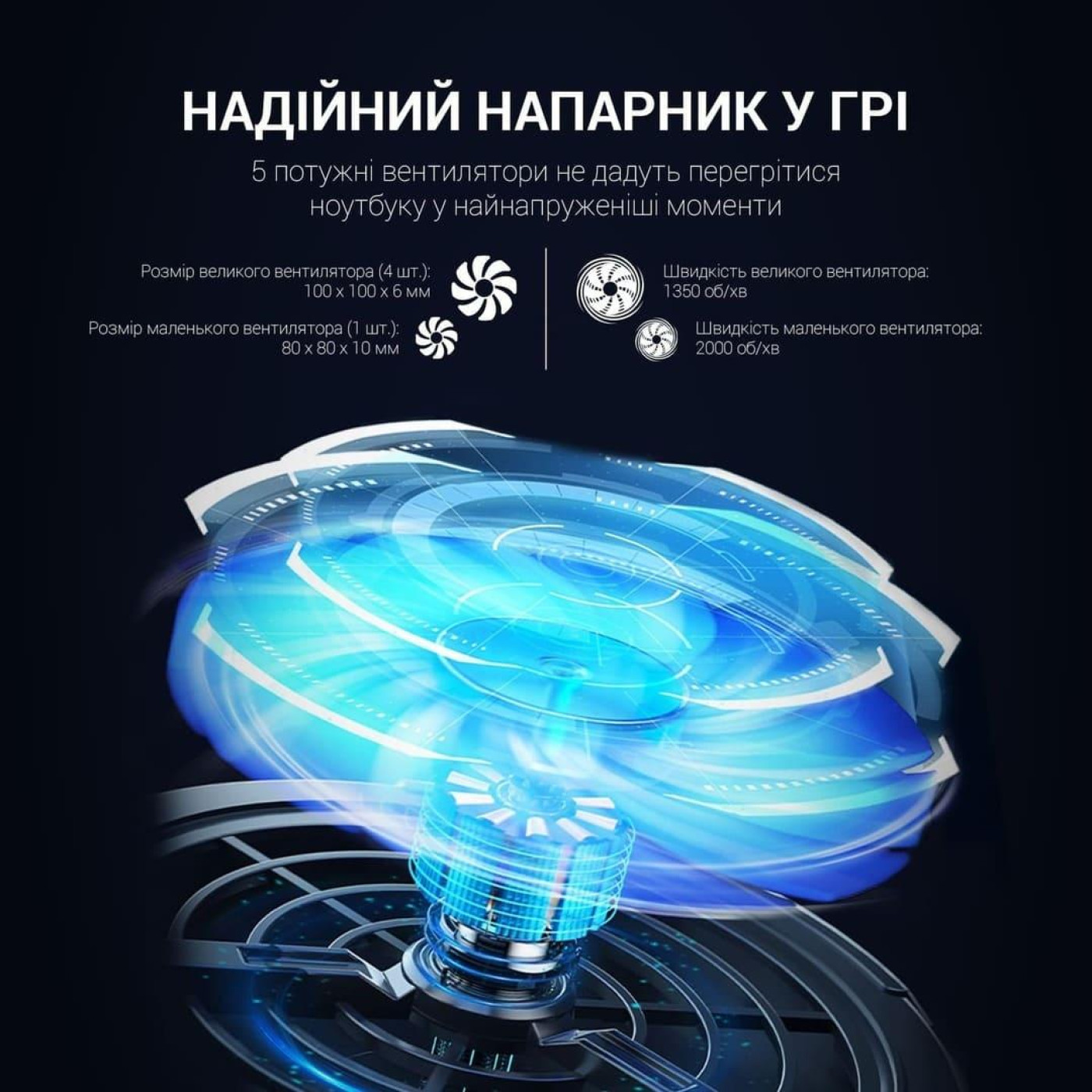 Подставка для ноутбука GamePro (CP1450)