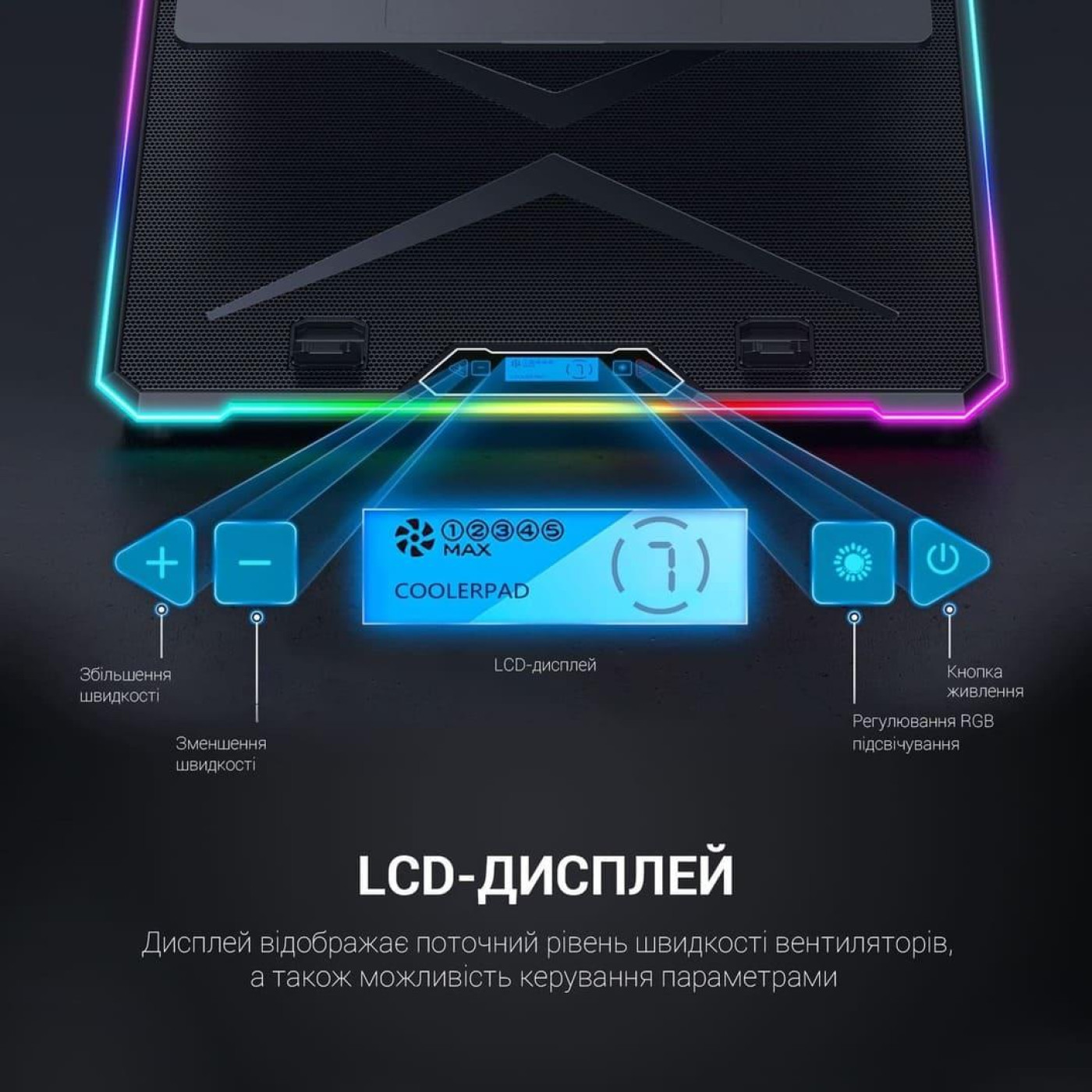 Подставка для ноутбука GamePro (CP940)