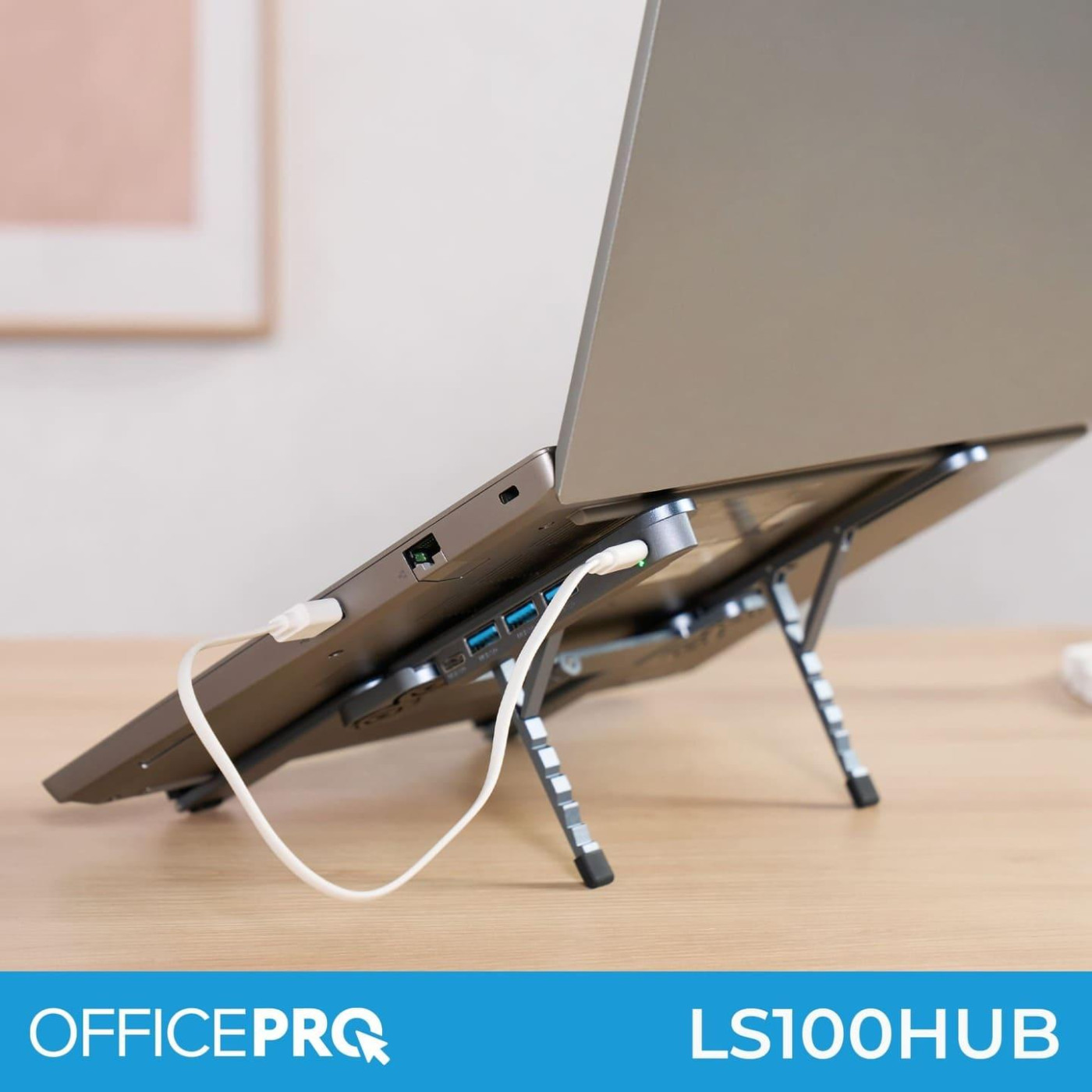 Подставка для ноутбука OfficePro Black LS100HUB (LS100HUB)