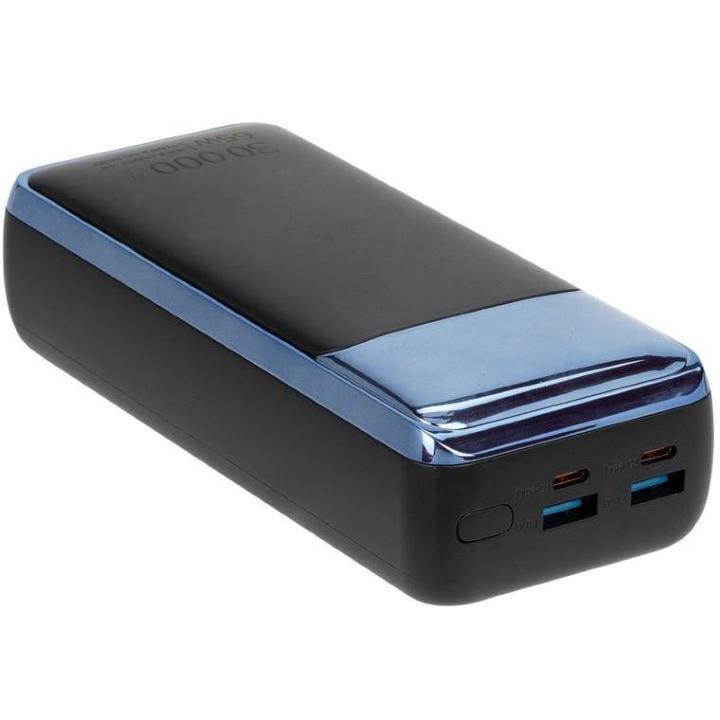 Павербанк Rivacase Black-blue 30 000 mAh / 65 Вт (VA1080)