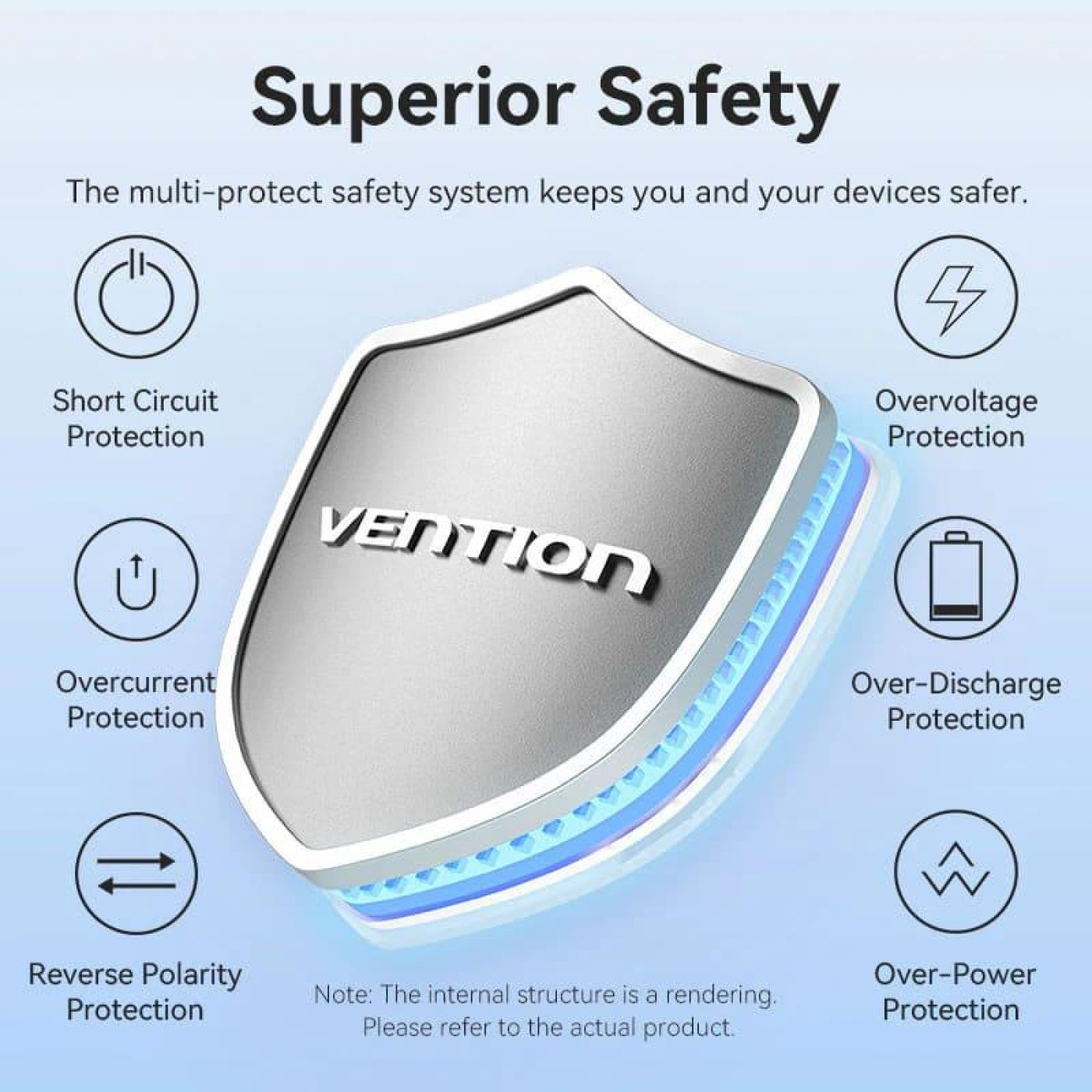 Павербанк Vention Black 20 000 mAh / 22.5 Вт (FKBB0-C)