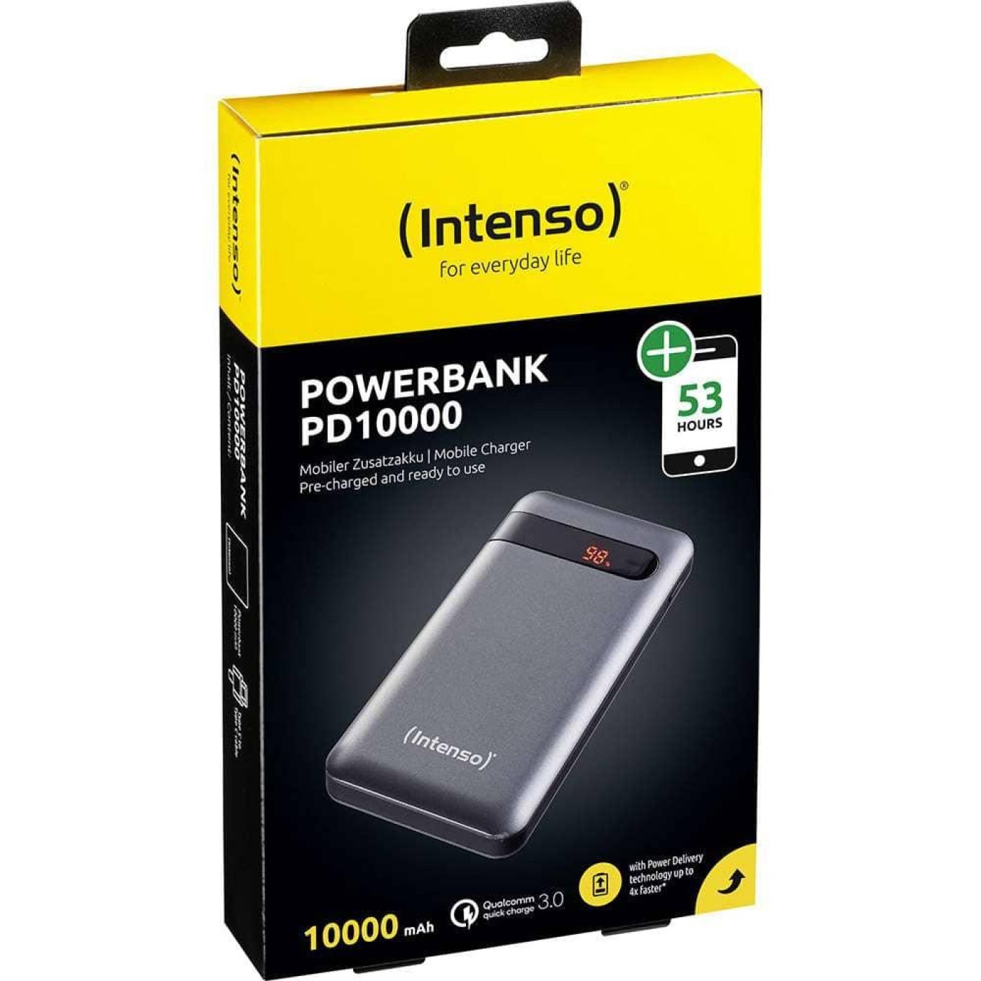 Павербанк Intenso 10000mAh PD10000 3A QC3.0 (7332330_VW)