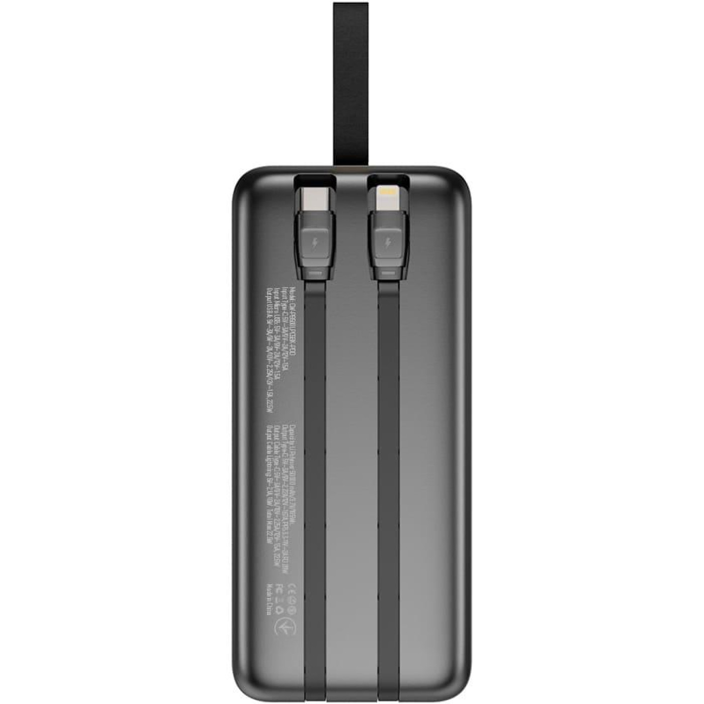 Павербанк ColorWay Black 50 000 mAh / 22.5 Вт (CW-PB500LPC5BK-PDD)