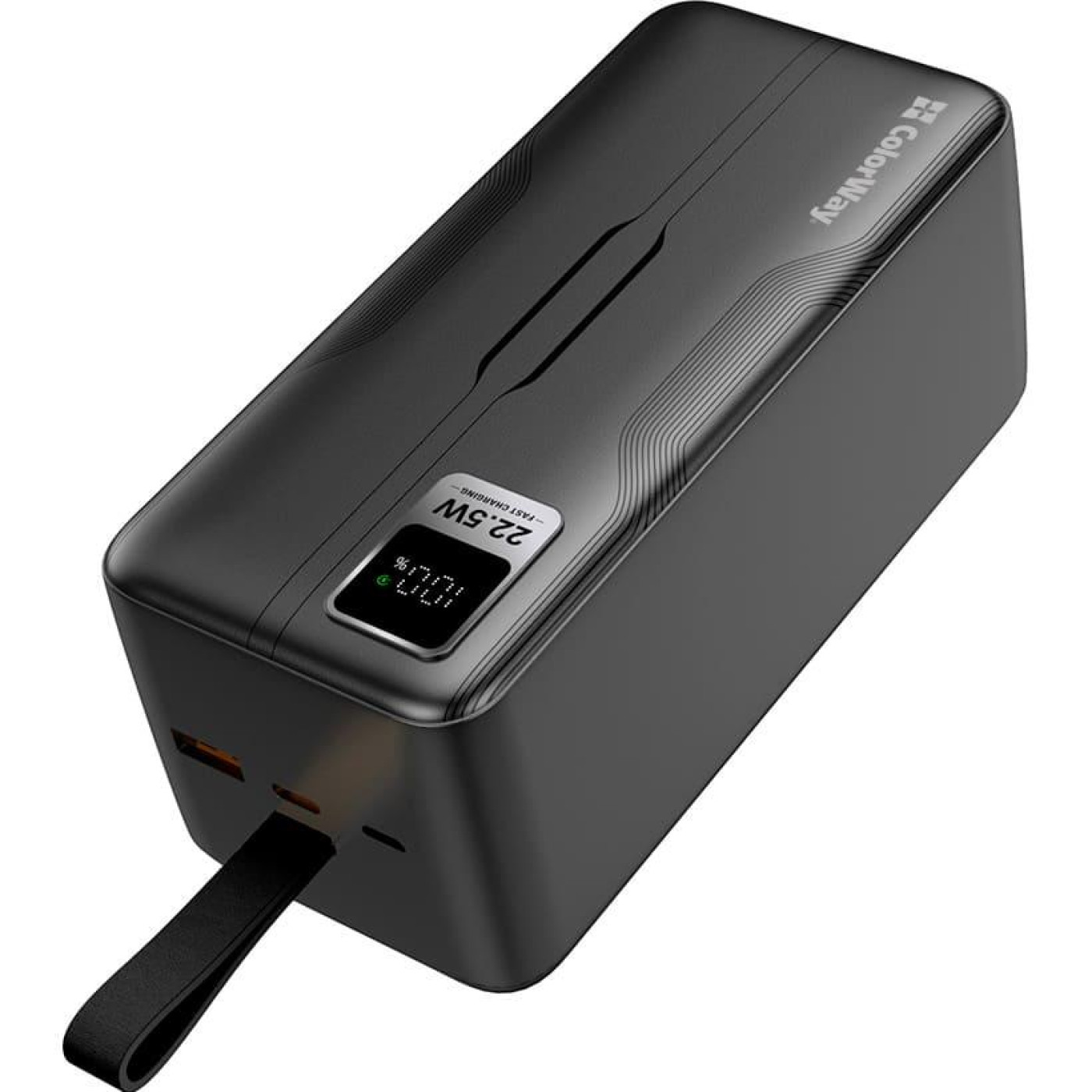 Павербанк ColorWay Black 50 000 mAh / 22.5 Вт (CW-PB500LPC5BK-PDD)