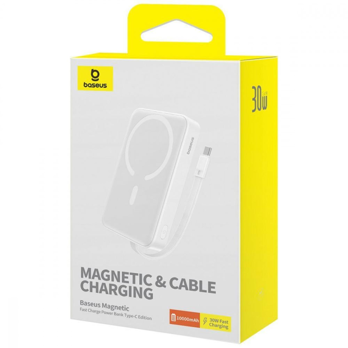 Павербанк Baseus Magnetic Mini White 10 000 mAh / 30 Вт (P1002210B223-00)