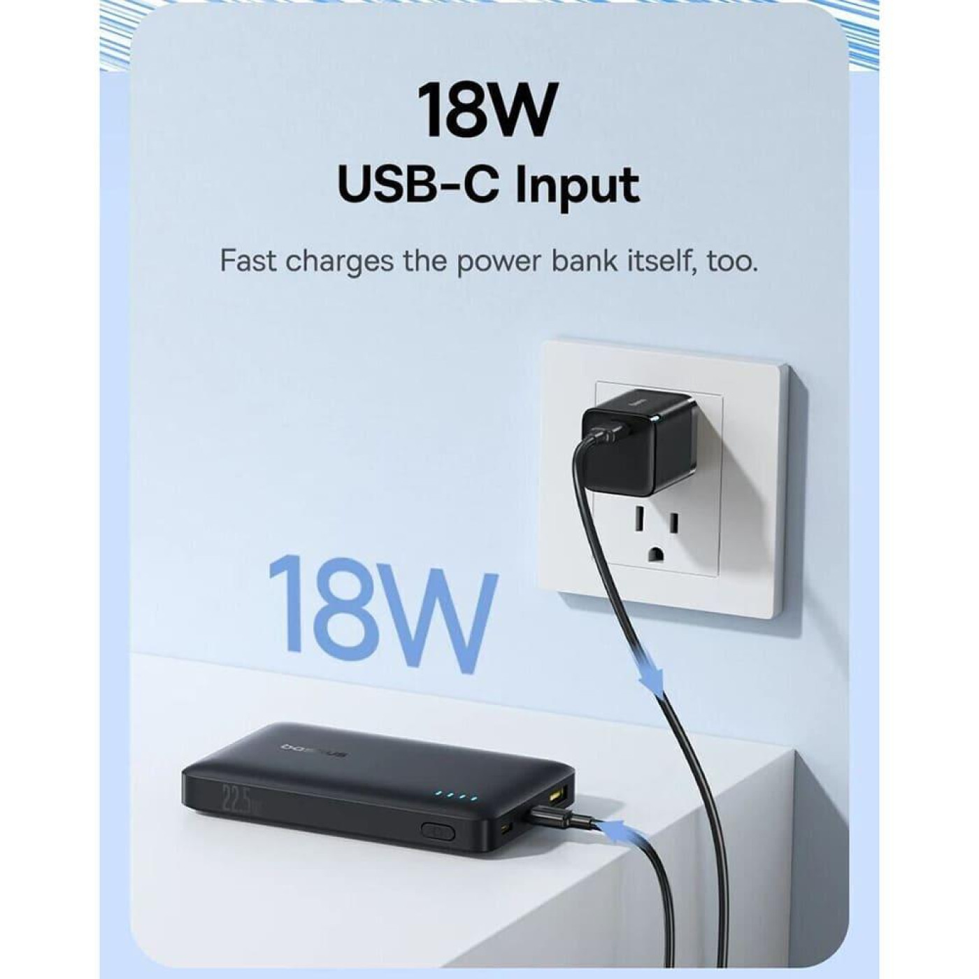 Павербанк Baseus EnerFill Bipow2 Pro Black 10 000 mAh / 22.5 Вт (P1008210D123-00)