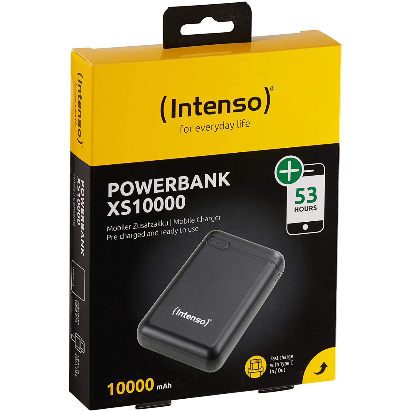 Павербанк Intenso Black 10 000 mAh / 20 Вт (7332330)