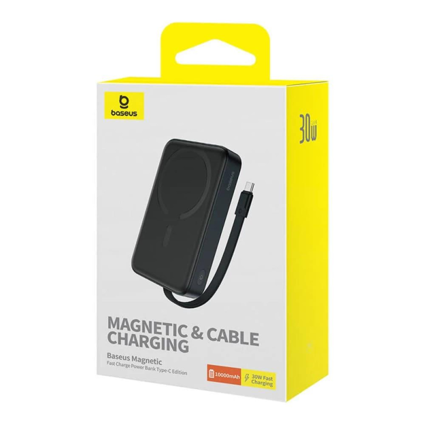 Павербанк Baseus Magnetic Mini Black 10 000 mAh / 30 Вт (P1002210B113-00)