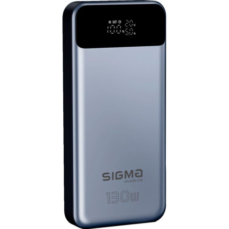 Павербанк Sigma Silver 30 000 mAh / 130 Вт (4827798479117)