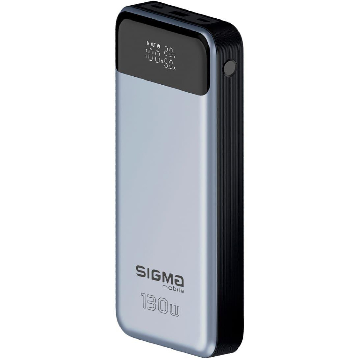 Павербанк Sigma Silver 30 000 mAh / 130 Вт (4827798479117)